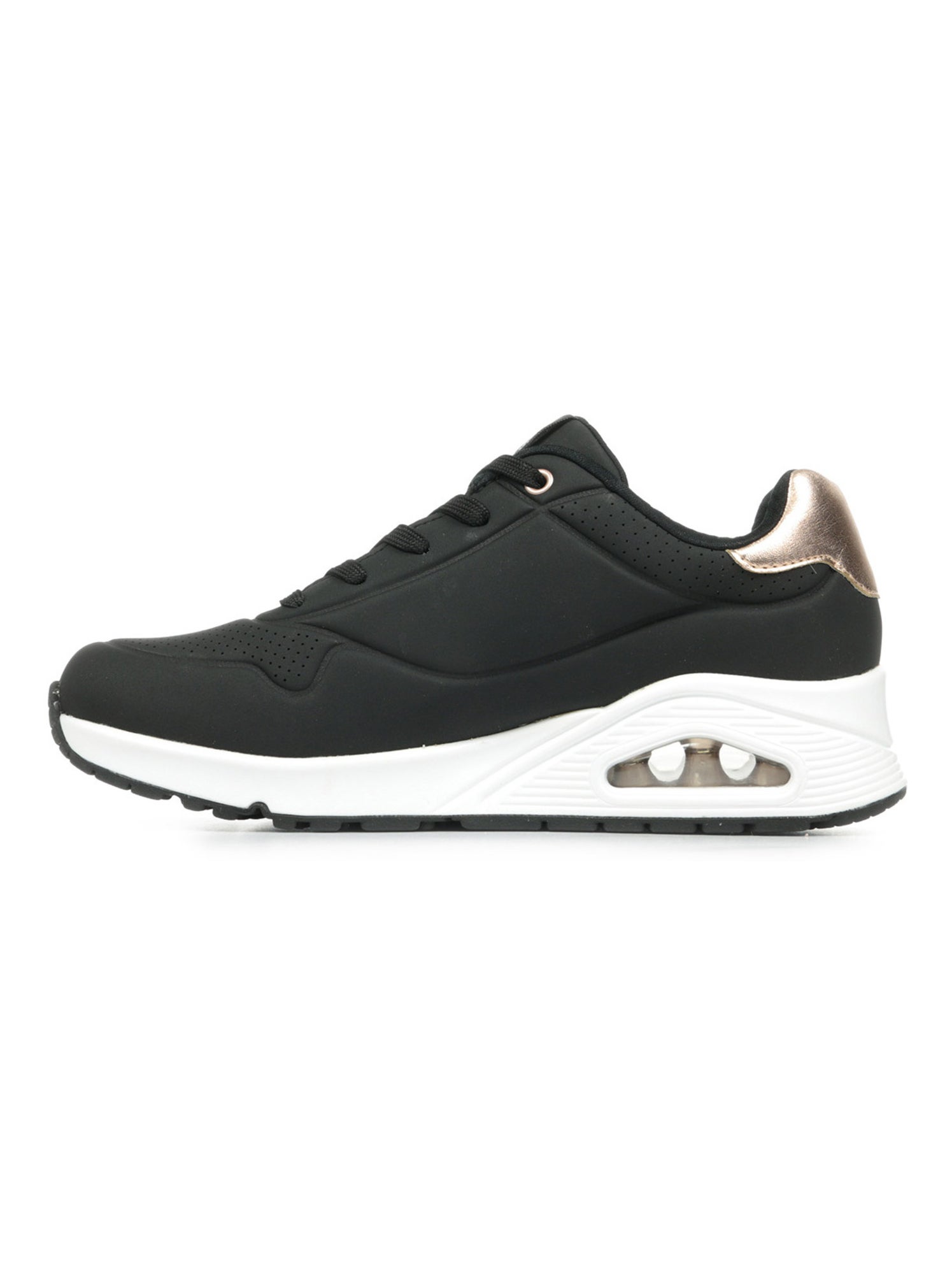 Baskets skechers uno - Noir Blanc