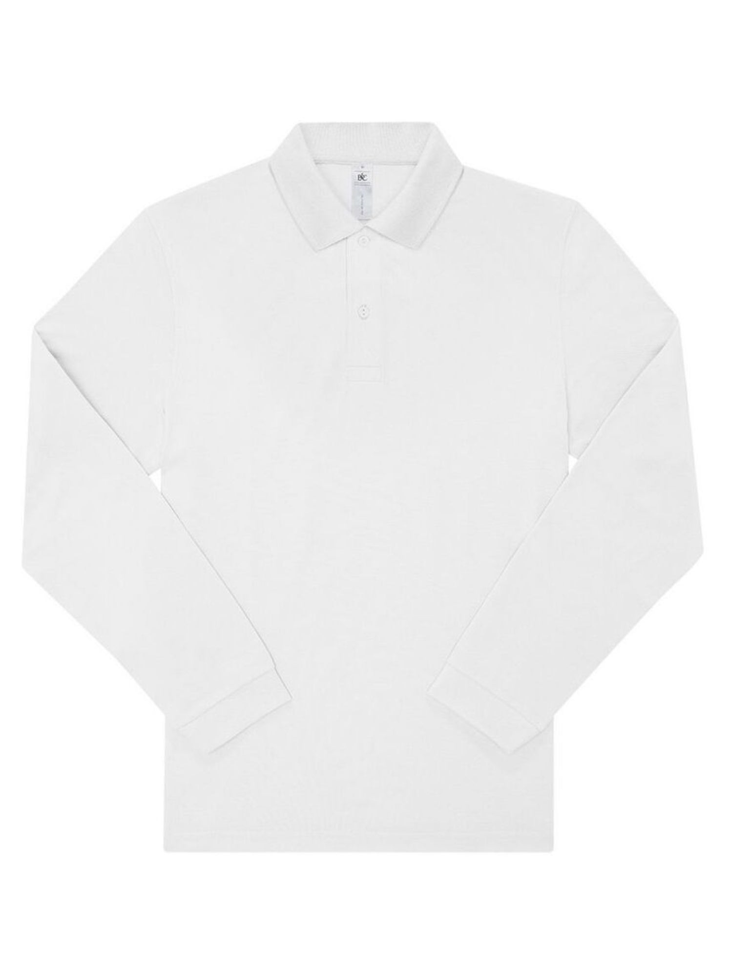 B&C - Polo manches longues MY POLO - Blanc