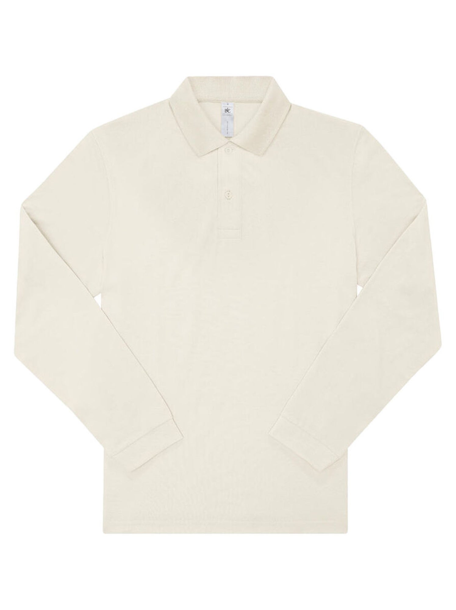 B&C - Polo manches longues MY POLO - Blanc nacré