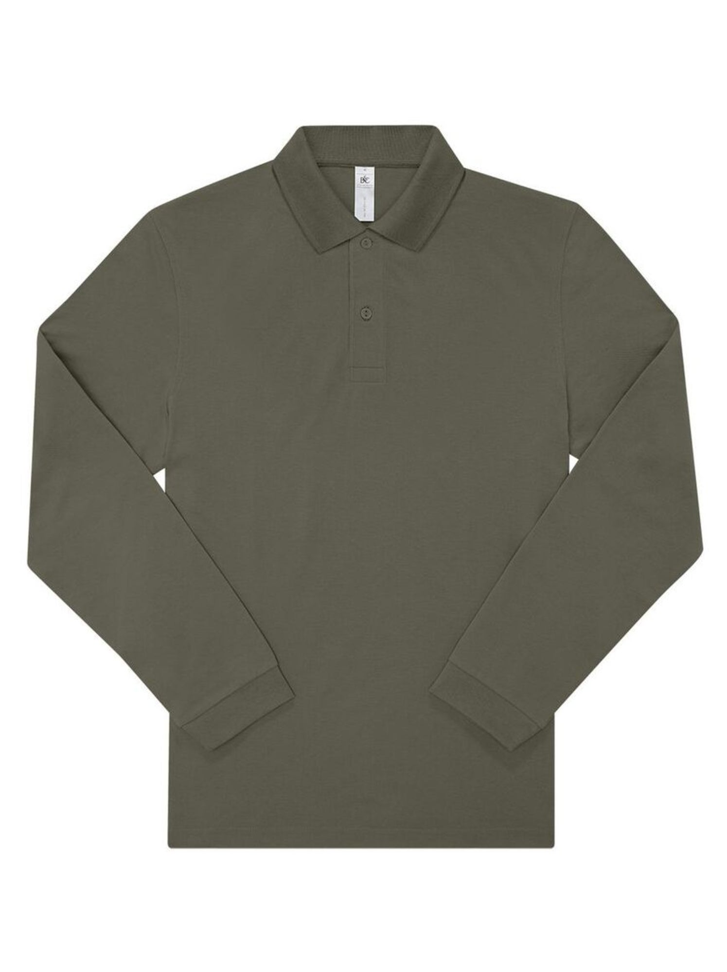 B&C - Polo manches longues MY POLO - Kaki