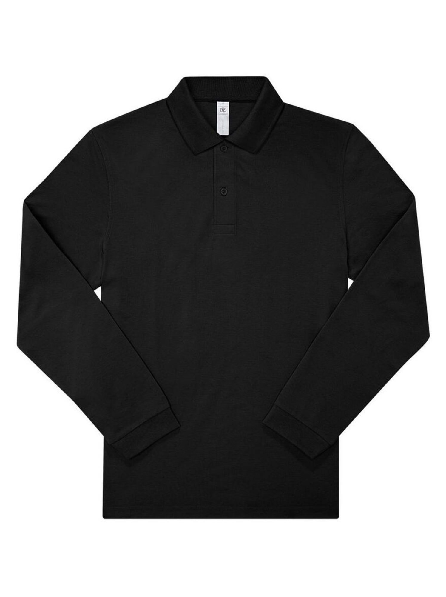 B&C - Polo manches longues MY POLO - Noir