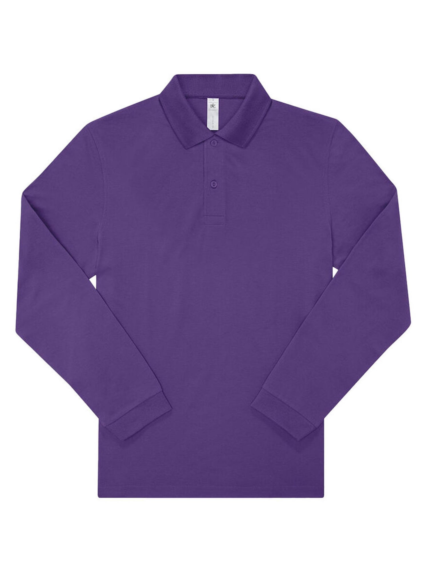 B&C - Polo manches longues MY POLO - Violet