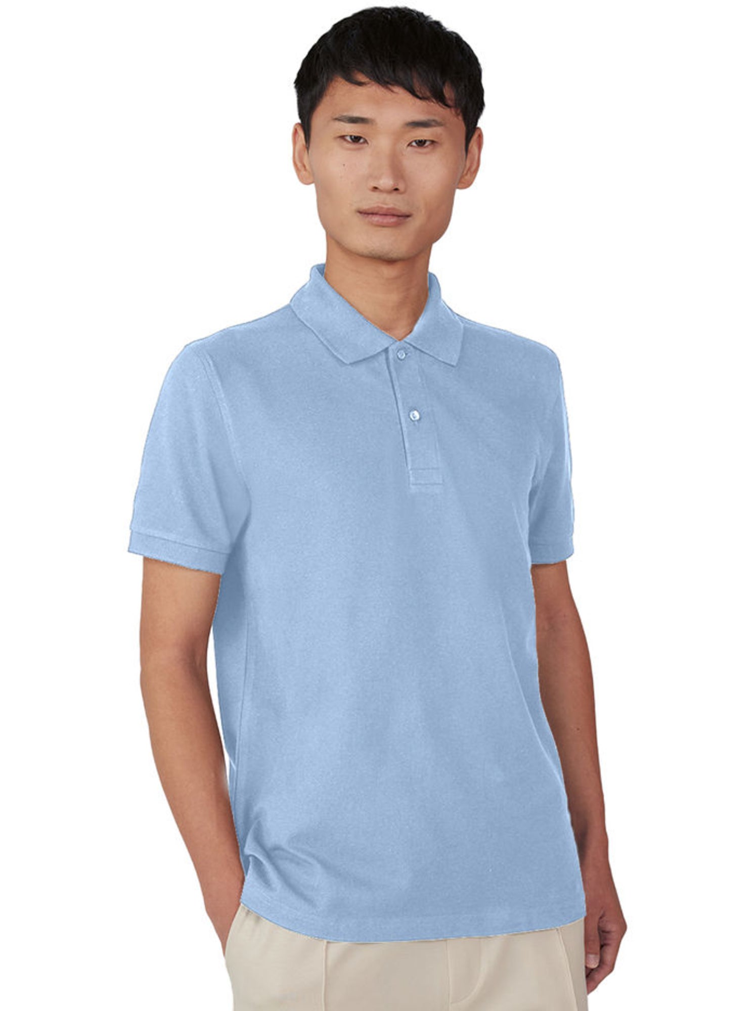 B&C - Polo MY - Bleu ciel