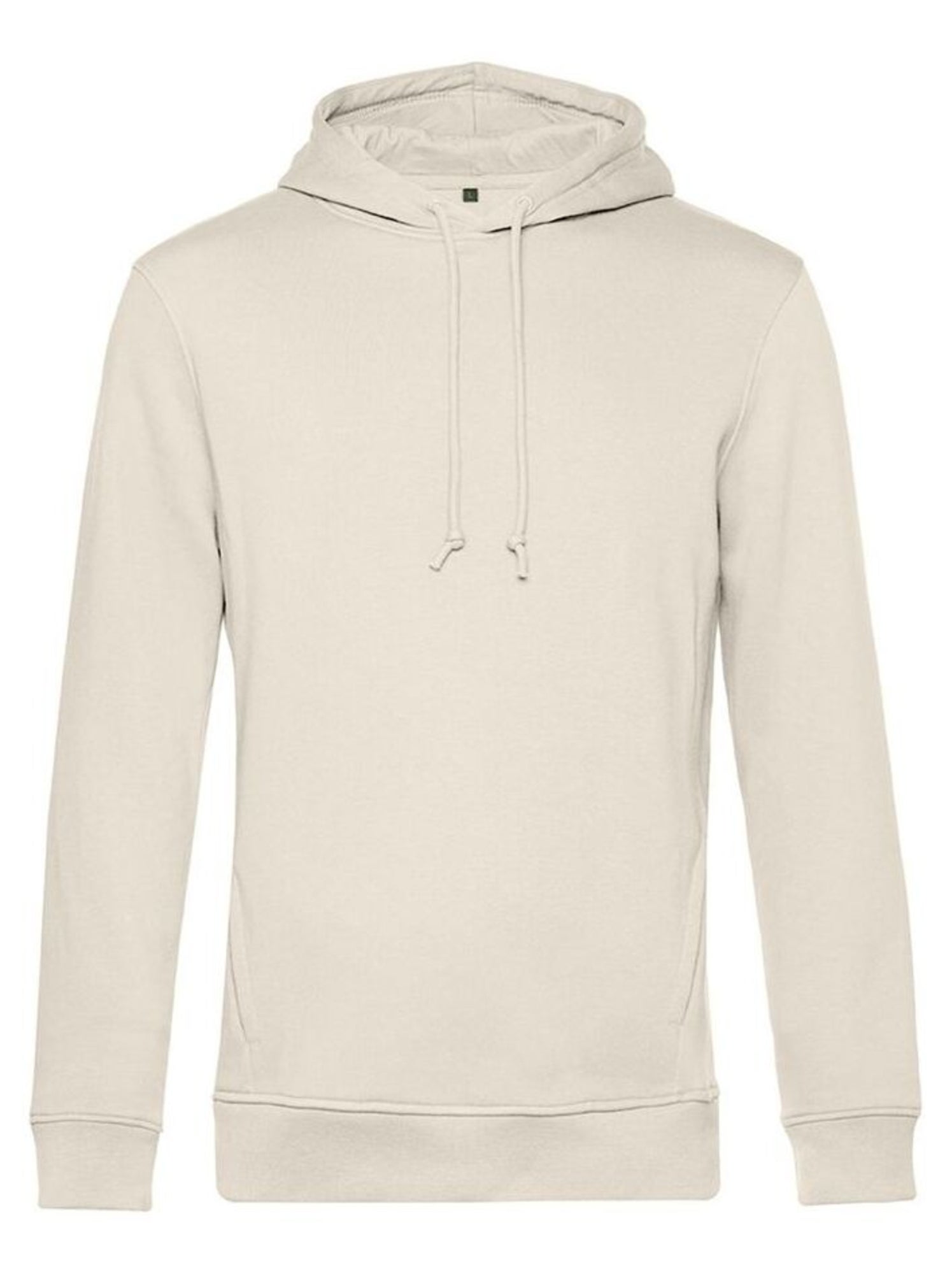 B&C Pull à capuche biologique pour hommes - Blanc nacré
