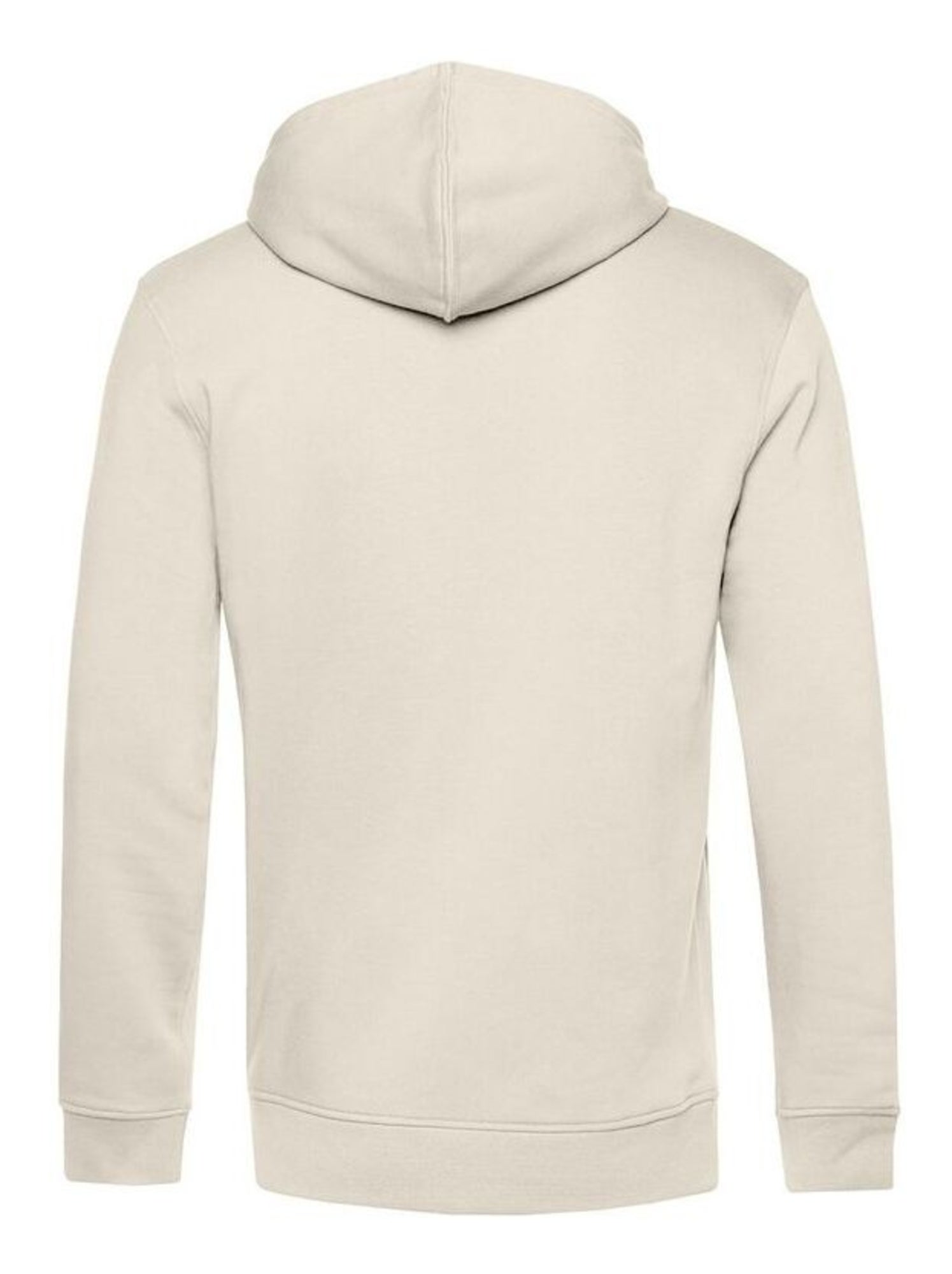 B&C Pull à capuche biologique pour hommes - Blanc nacré