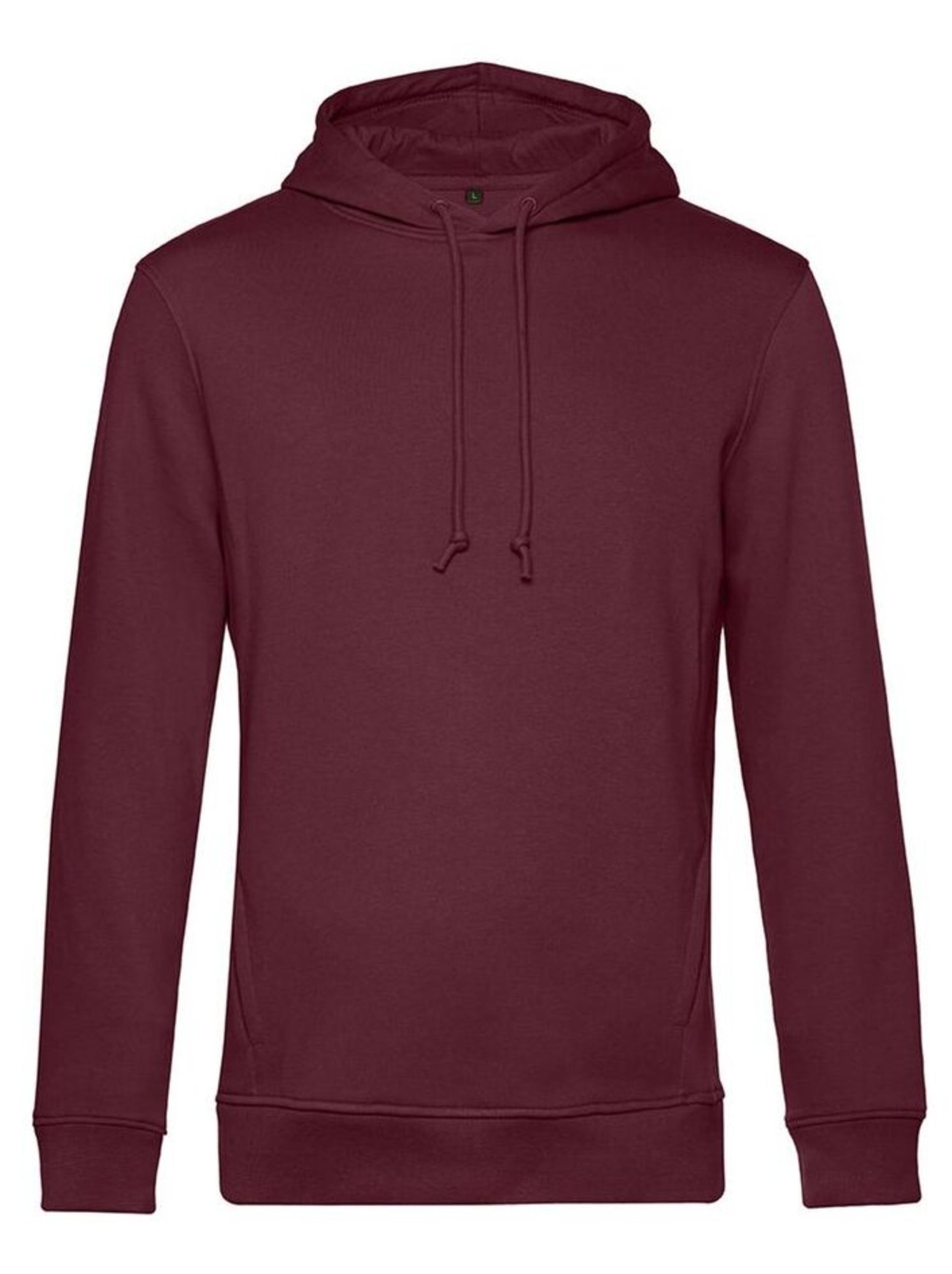 B&C Pull à capuche biologique pour hommes - Bordeaux