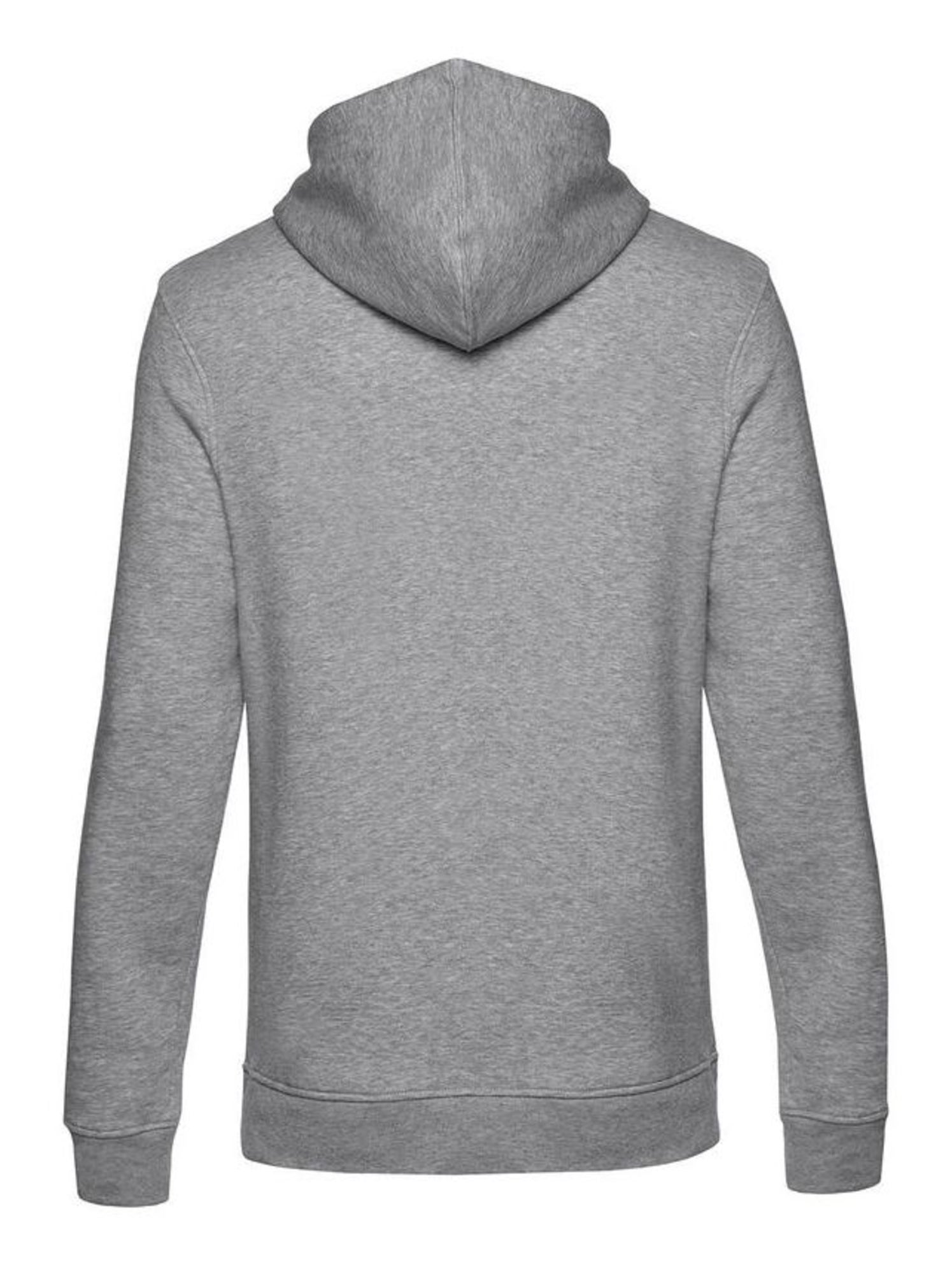 B&C Pull à capuche biologique pour hommes - Gris chiné