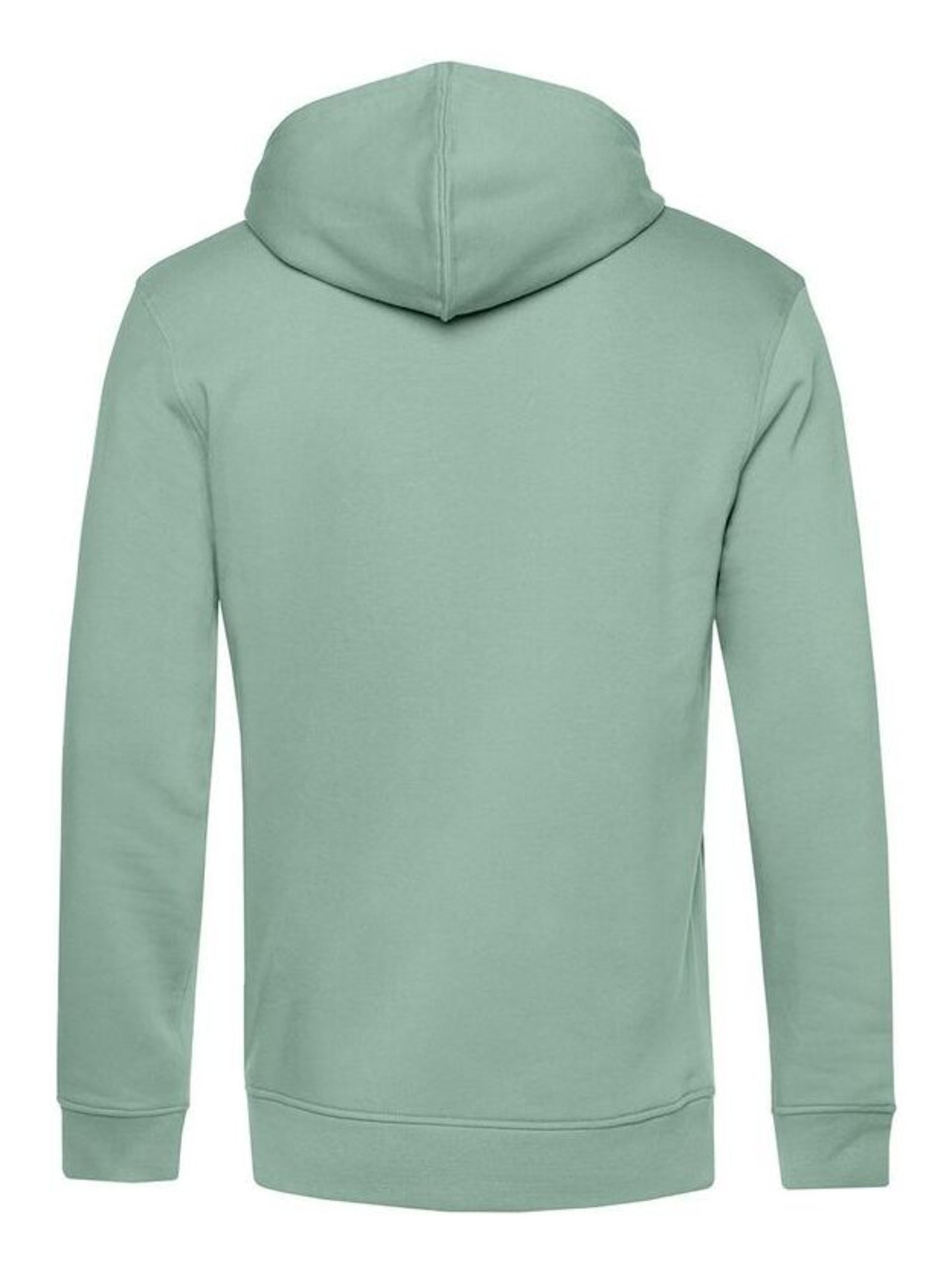 B&C Pull à capuche biologique pour hommes - Gris Vert
