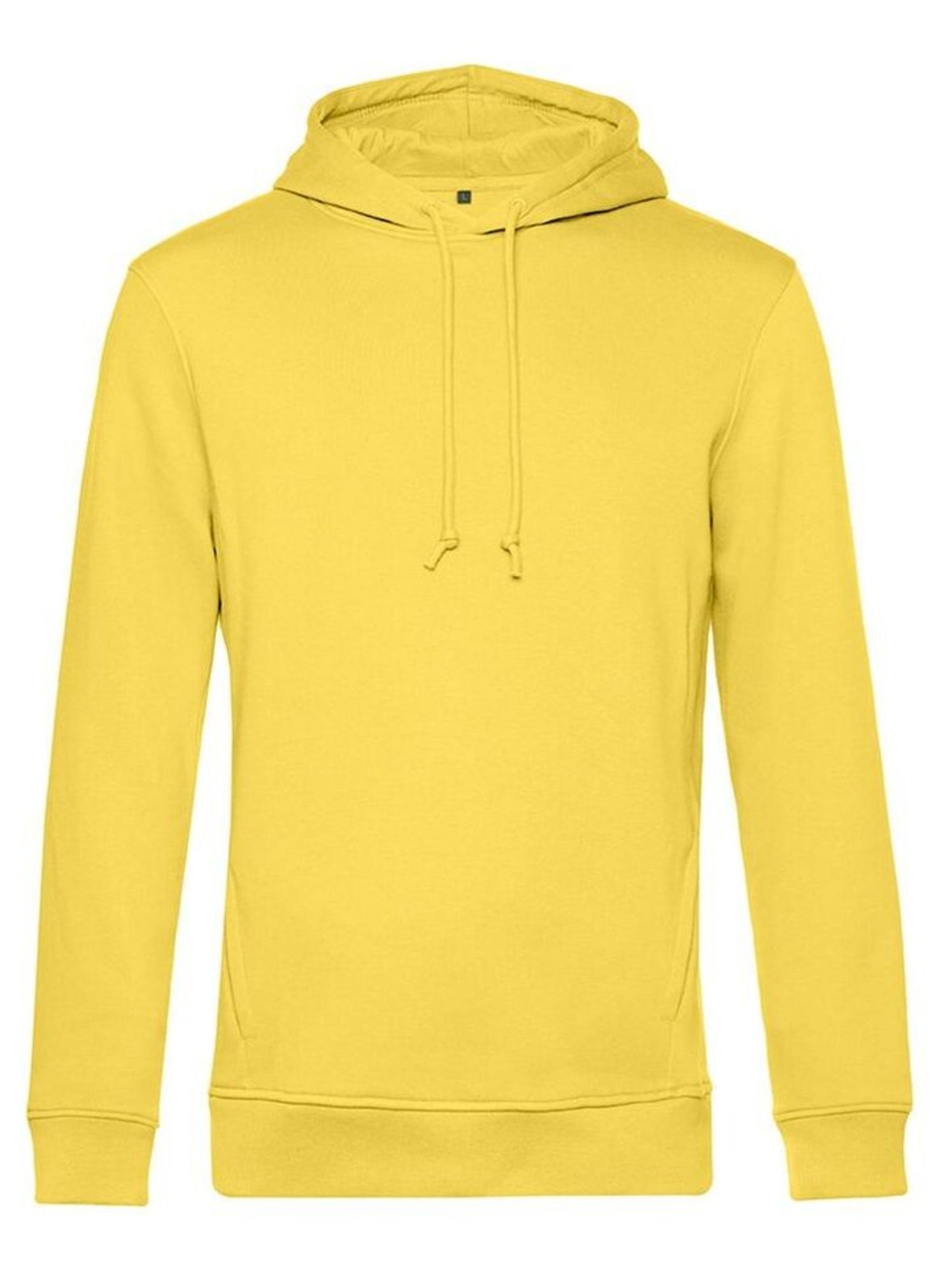 B&C Pull à capuche biologique pour hommes - Jaune foncé