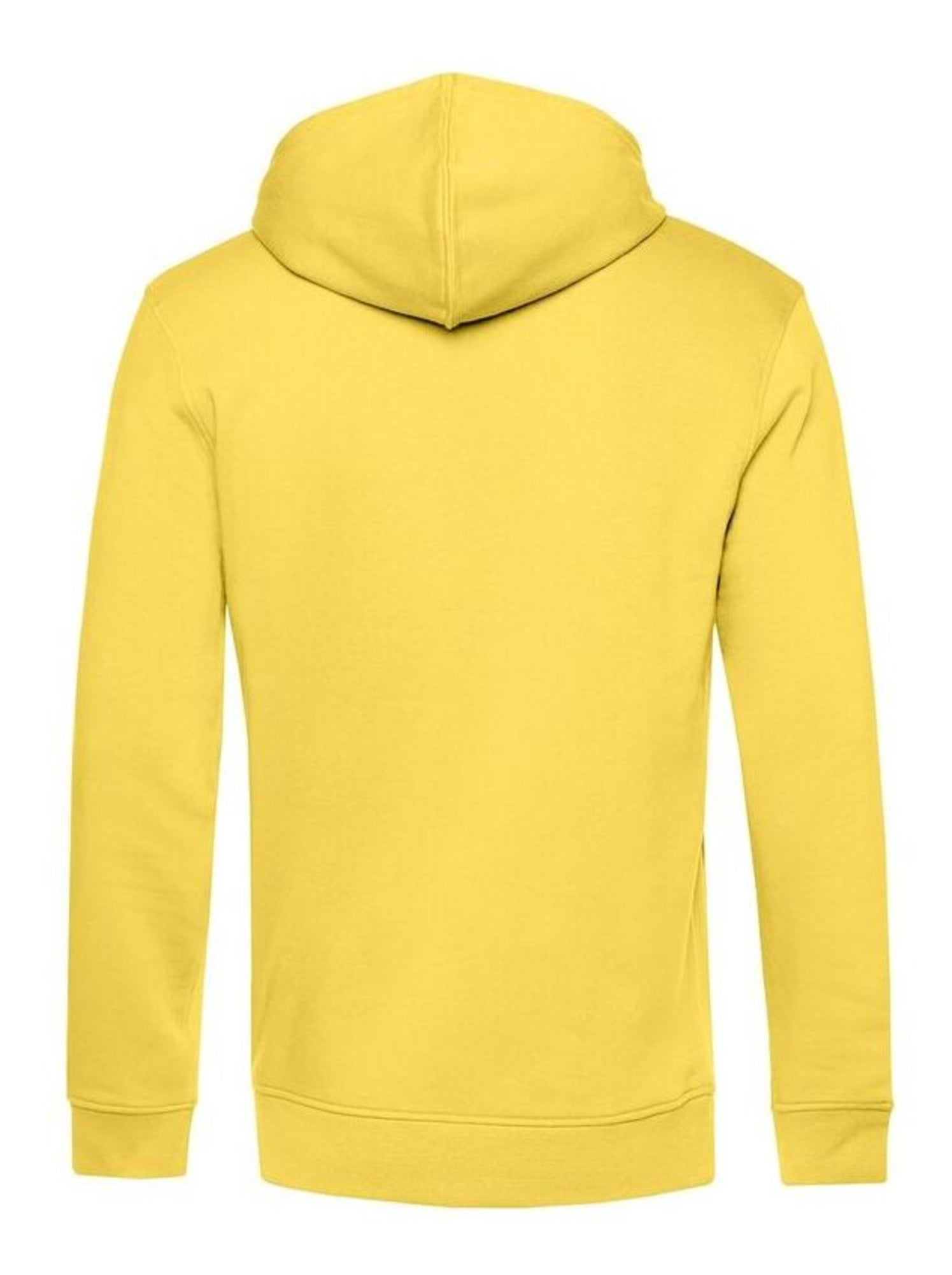 B&C Pull à capuche biologique pour hommes - Jaune foncé