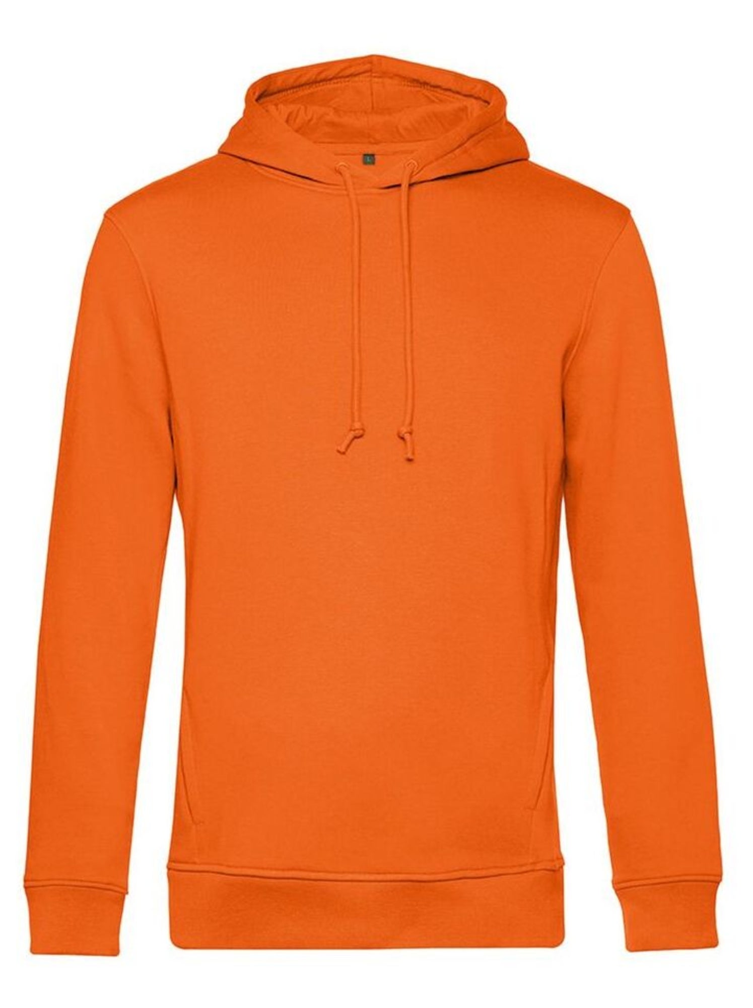 B&C Pull à capuche biologique pour hommes - Orange