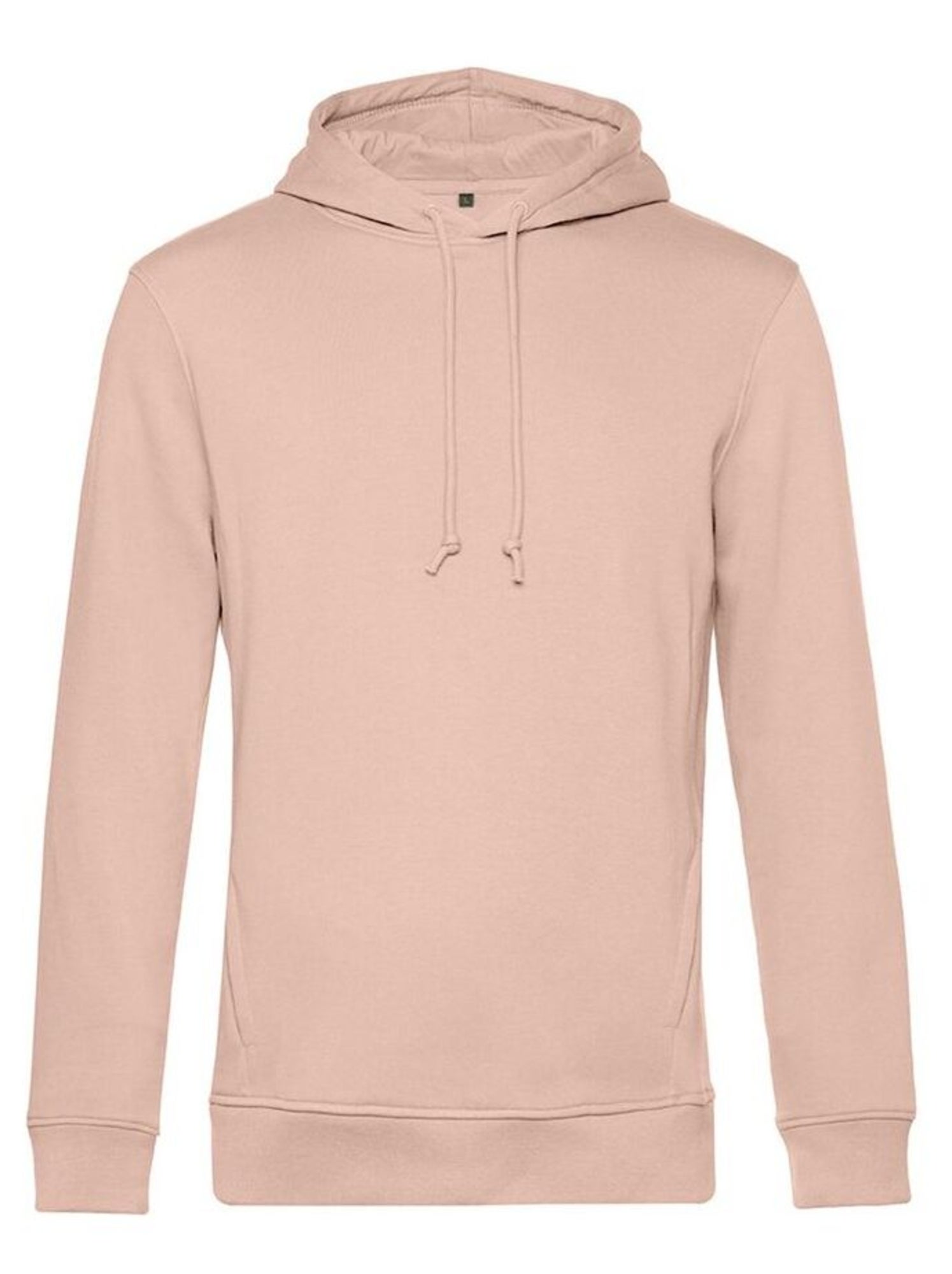B&C Pull à capuche biologique pour hommes - Rose pâle
