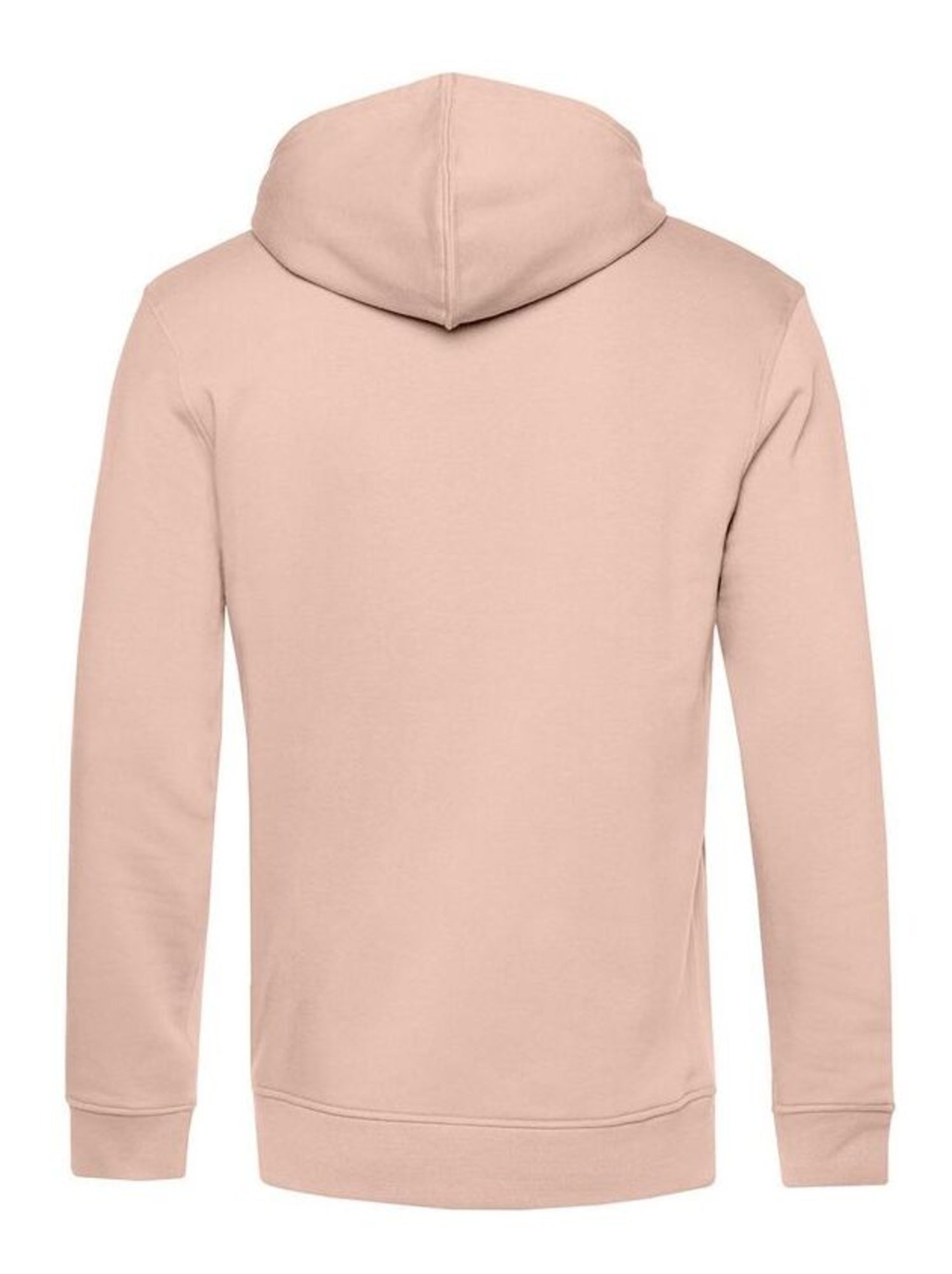 B&C Pull à capuche biologique pour hommes - Rose pâle