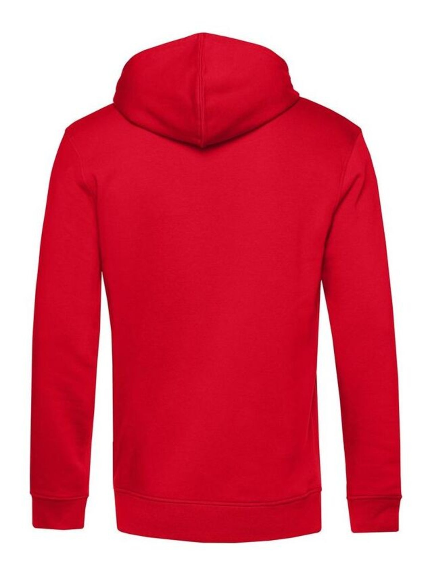 B&C Pull à capuche biologique pour hommes - Rouge