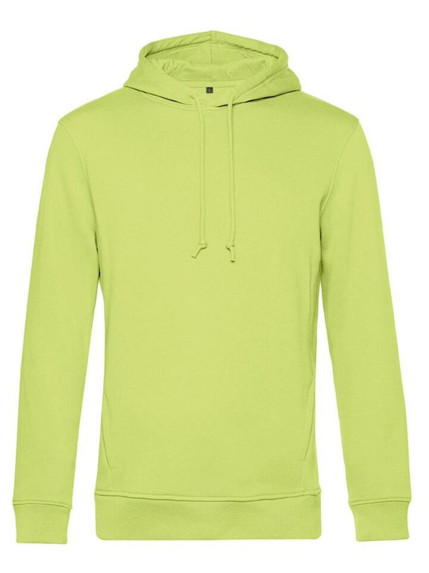 B&C Pull à capuche biologique pour hommes - Vert anis