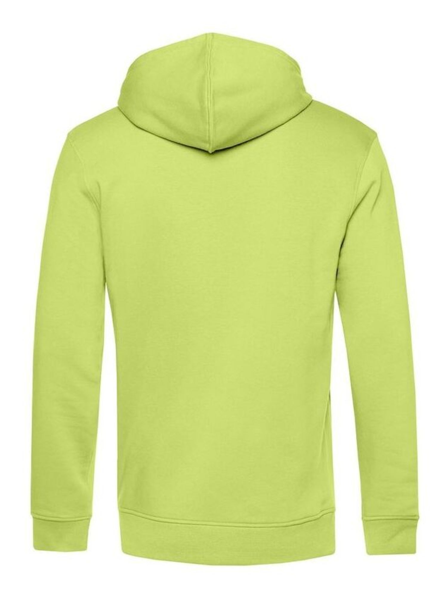 B&C Pull à capuche biologique pour hommes - Vert anis