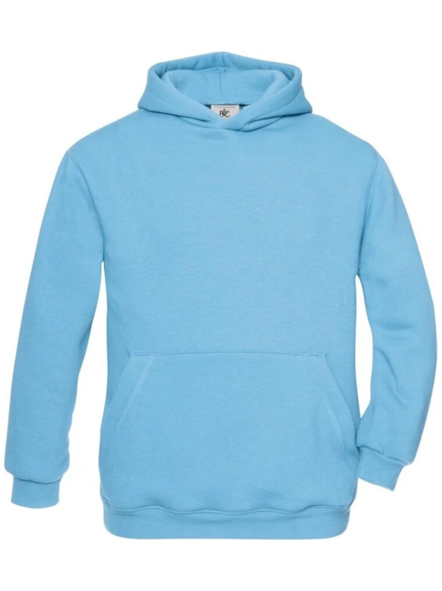 B&C - Sweat à capuche - Bleu turquoise