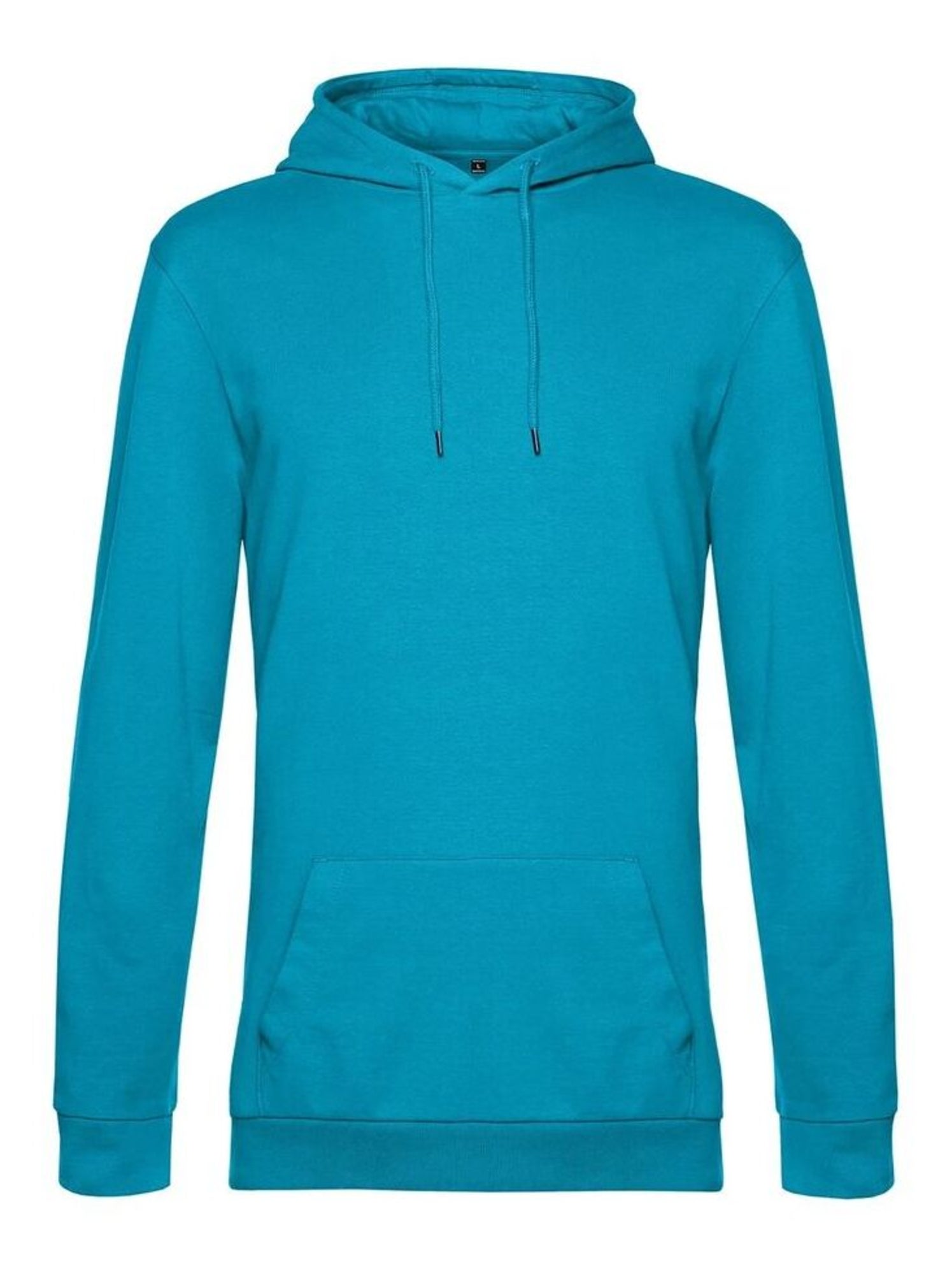 B&C - Sweat à capuche motif/style uni - Bleu turquoise