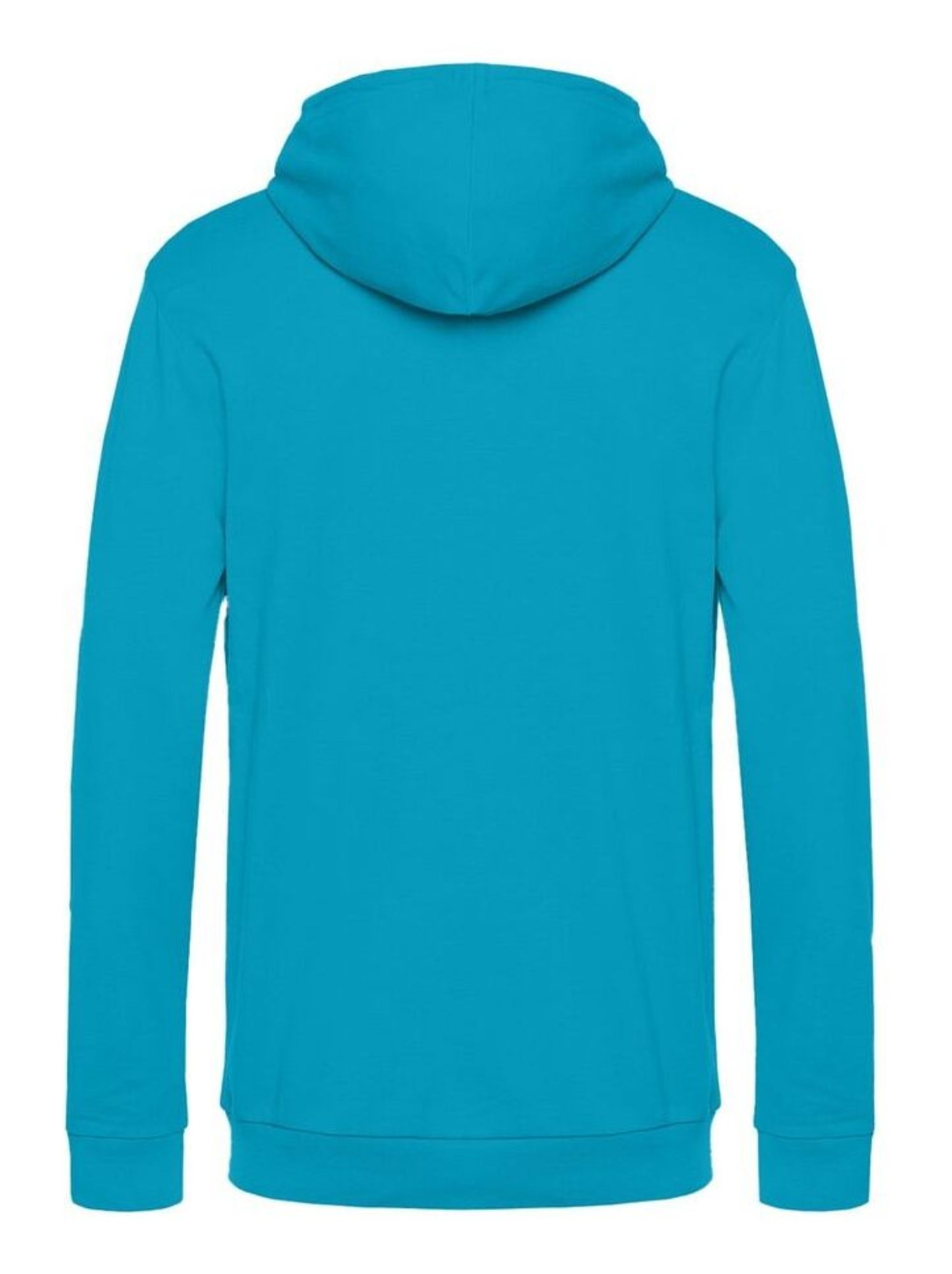 B&C - Sweat à capuche motif/style uni - Bleu turquoise