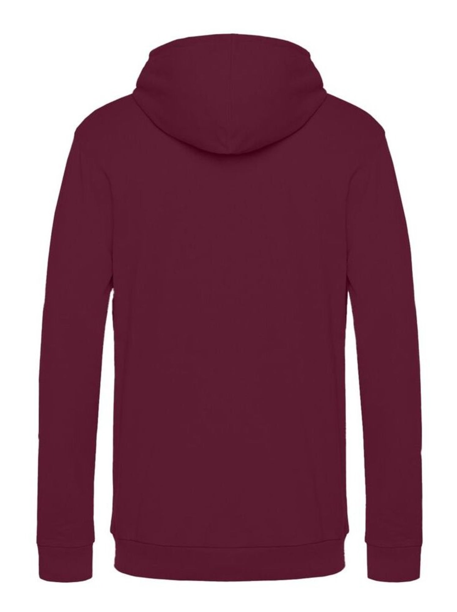 B&C - Sweat à capuche motif/style uni - Bordeaux