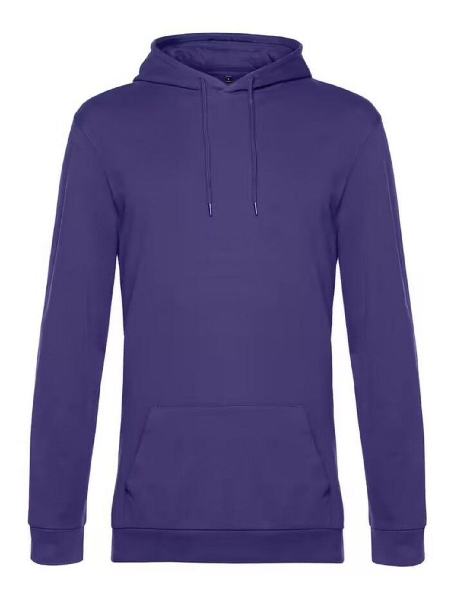 B&C - Sweat à capuche motif/style uni - Violet aubergine