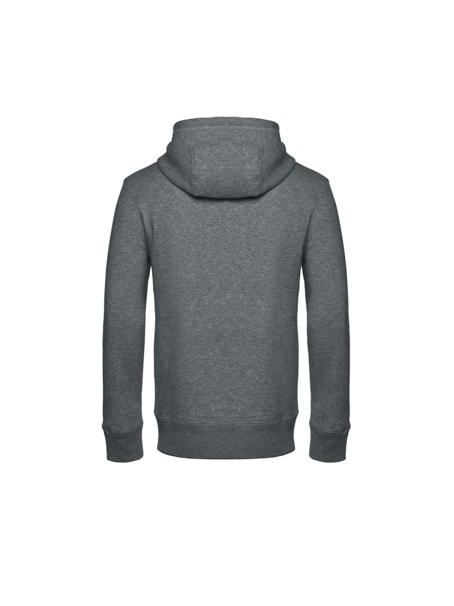 B&C Sweat à capuche zippé Mens King - Gris moyen