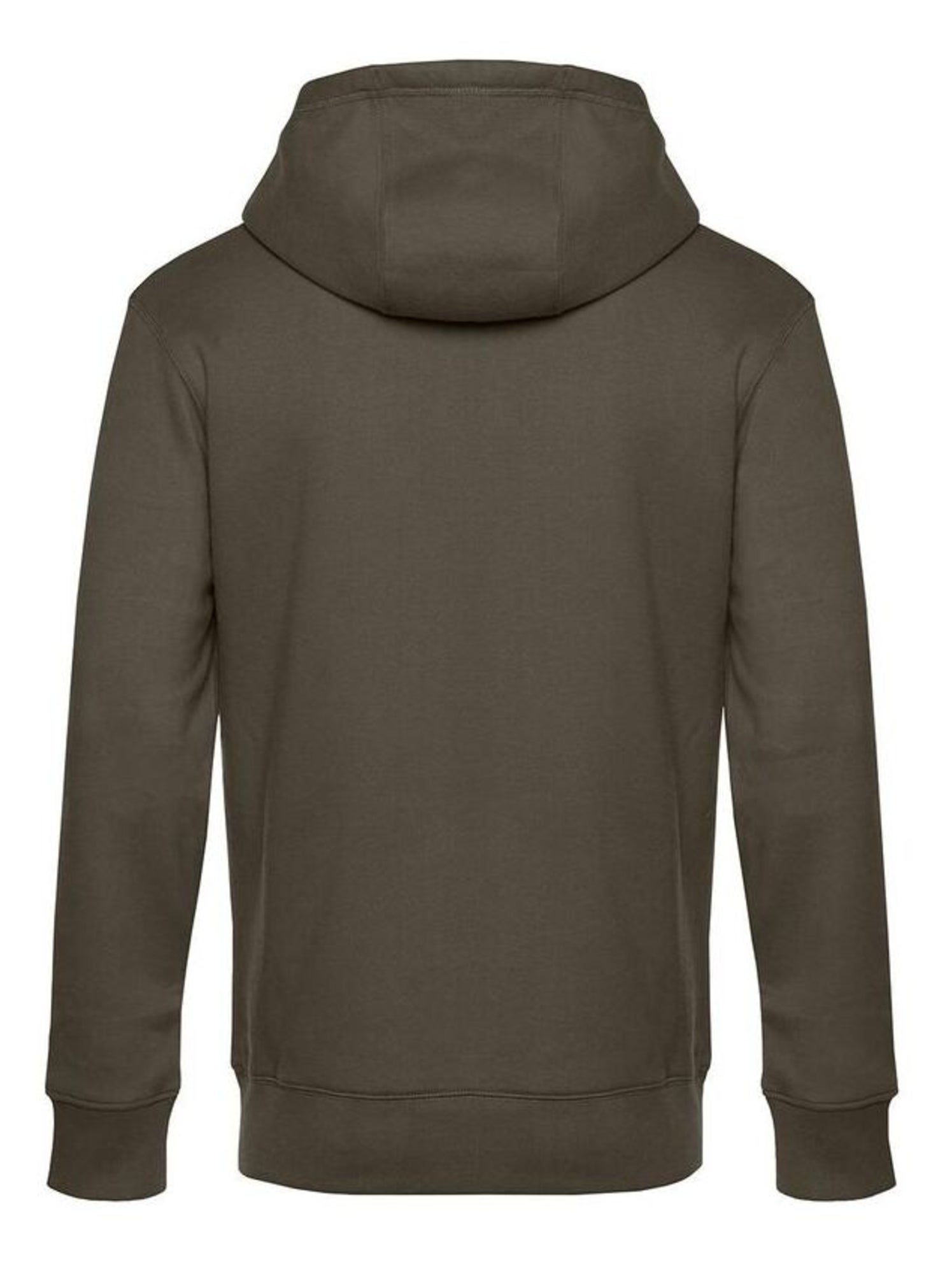 B&C Sweat à capuche zippé Mens King - Kaki
