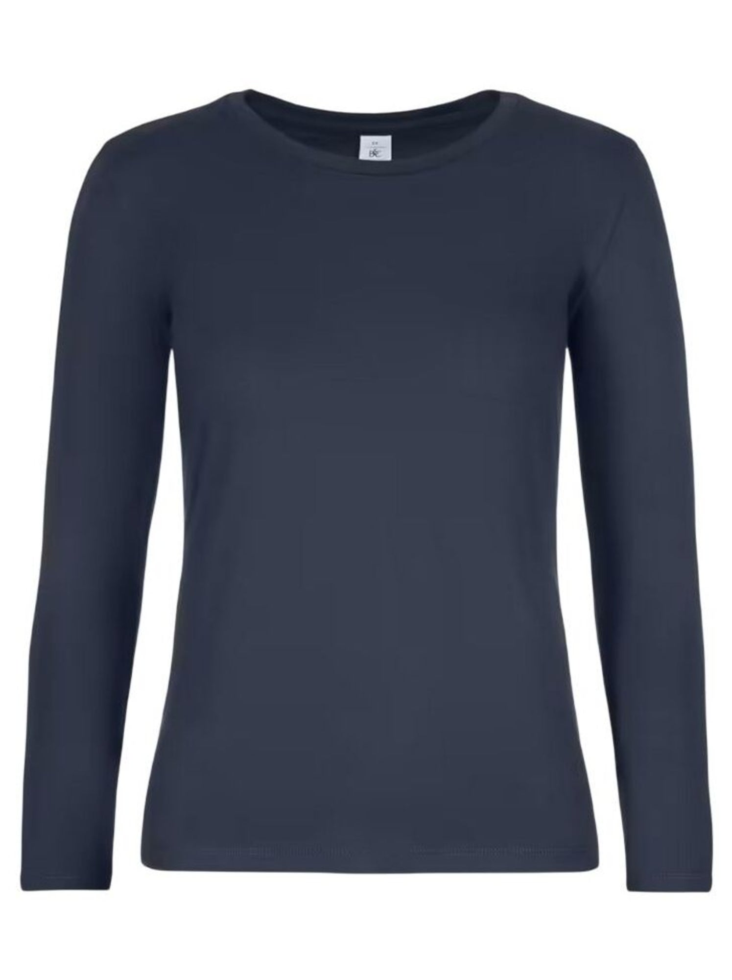 B&C - T-shirt manches longues #E190 - Bleu marine