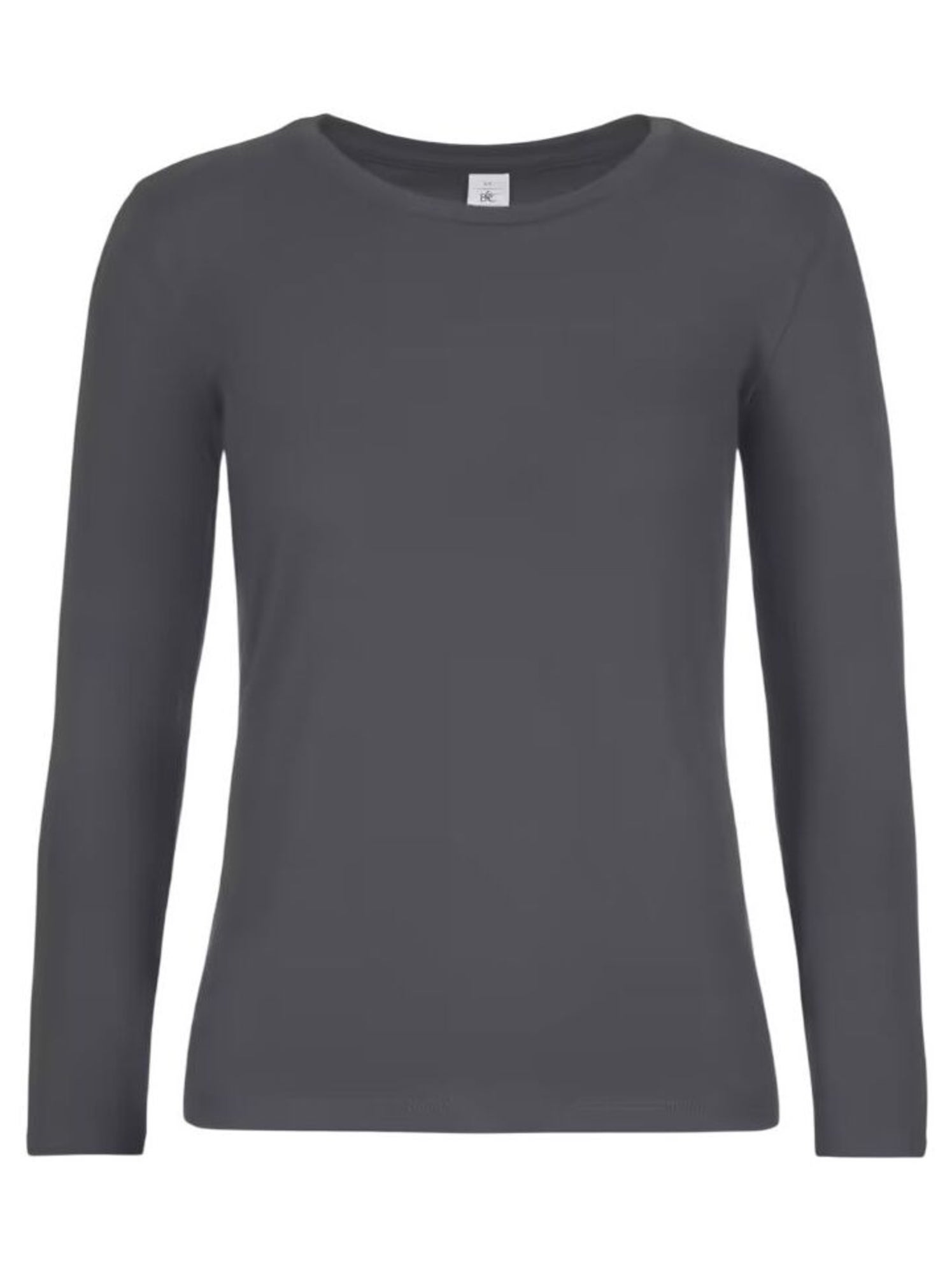 B&C - T-shirt manches longues #E190 - Gris foncé