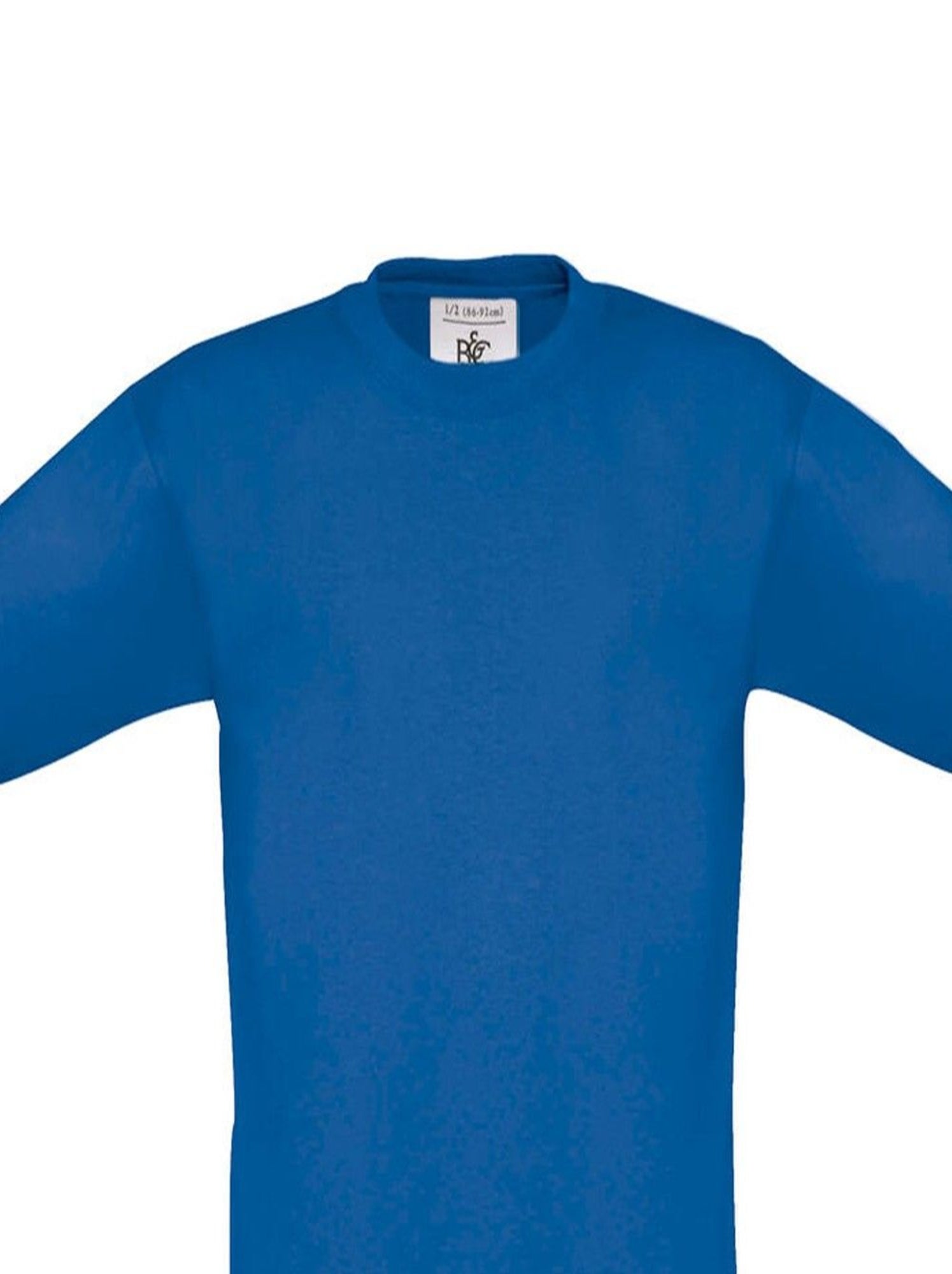 B&C - T-shirt motif/style uni EXACT - Bleu roi