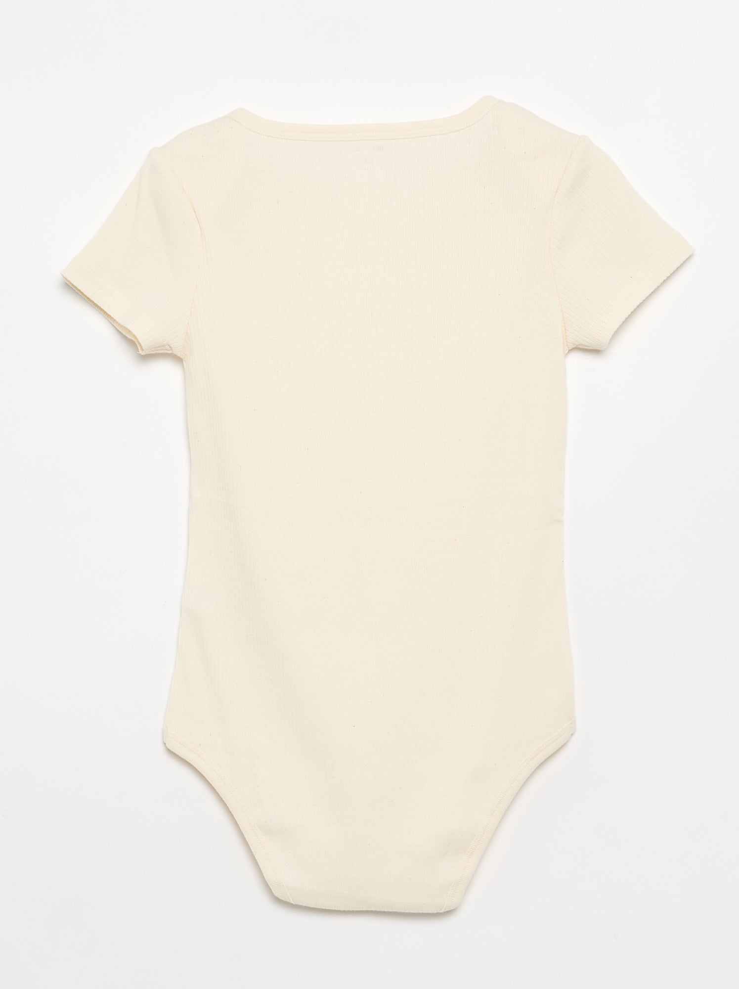 Lot 3 bodies en rib - collection facile à enfiler - Rose