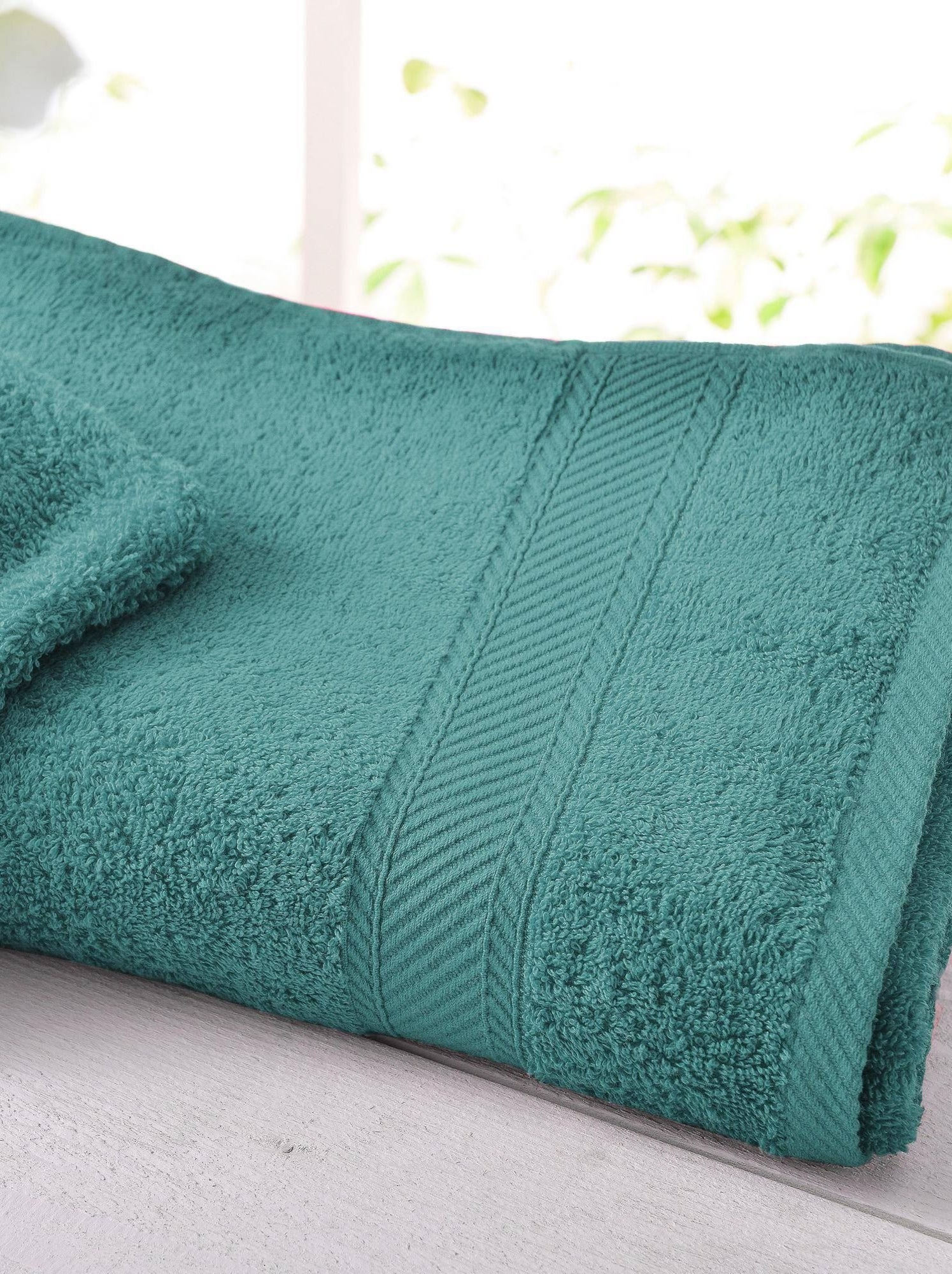 Becquet - drap de bain claire en coton - Bleu