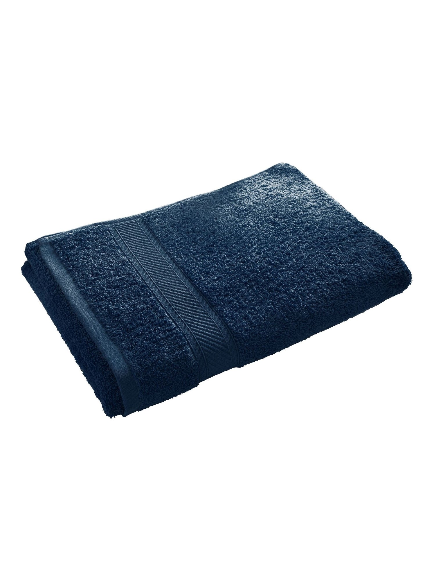 Becquet - drap de bain claire en coton - Bleu marine