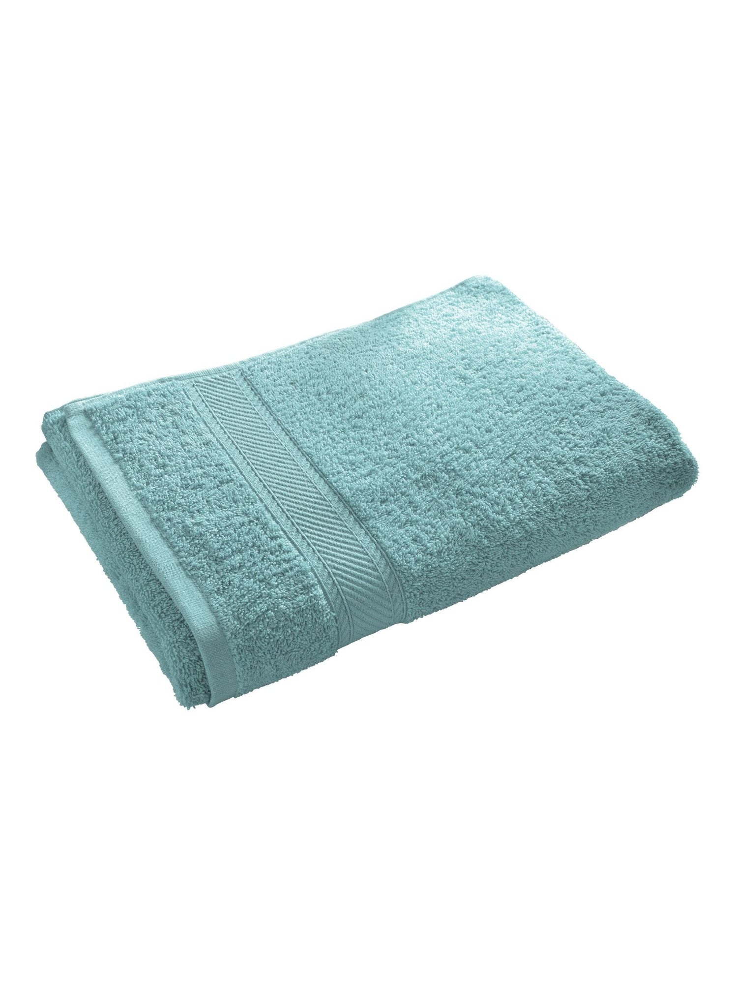 Becquet - drap de bain claire en coton - Bleu turquoise