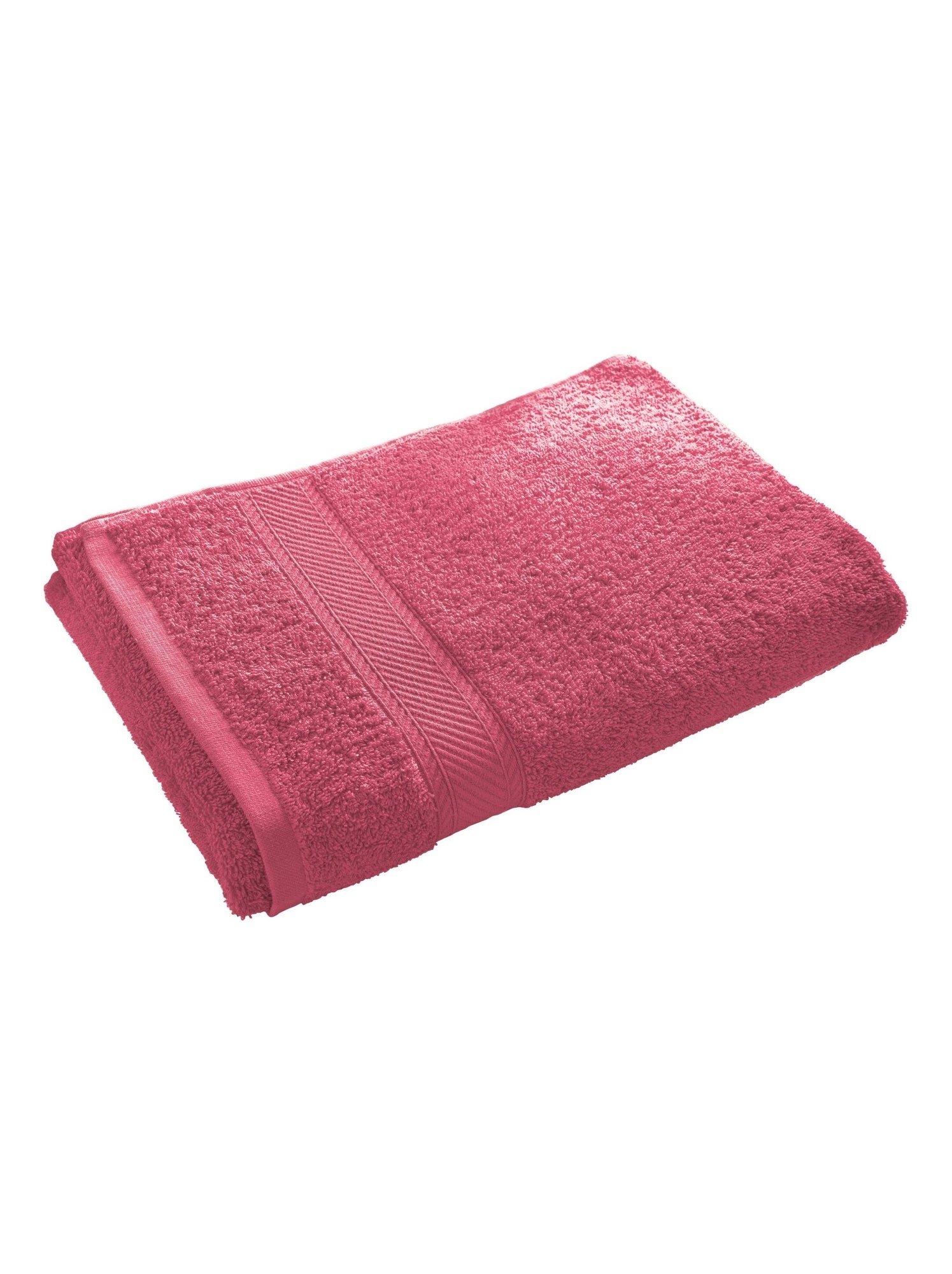 Becquet - drap de bain claire en coton - Rose framboise