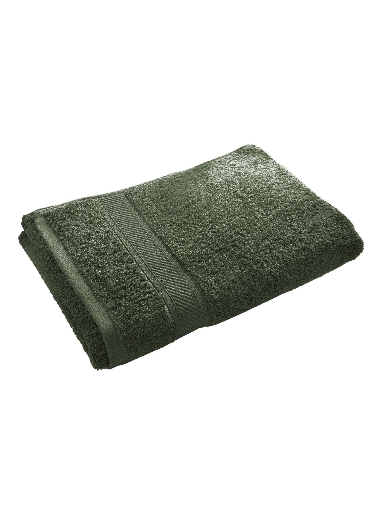 Becquet - drap de bain claire en coton - Vert olive