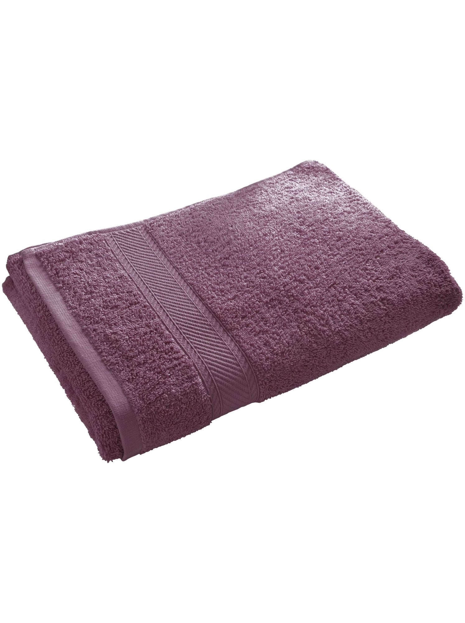 Becquet - drap de bain claire en coton - Violet prune