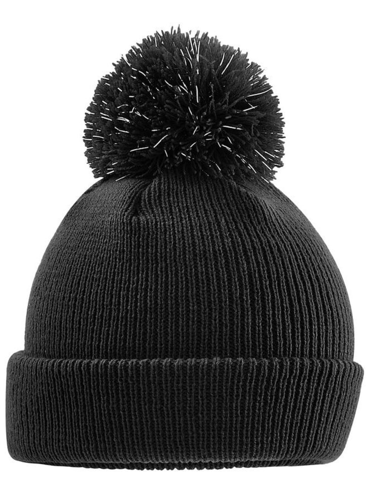 Beechfield Bonnet réfléchissant pour enfants - Noir