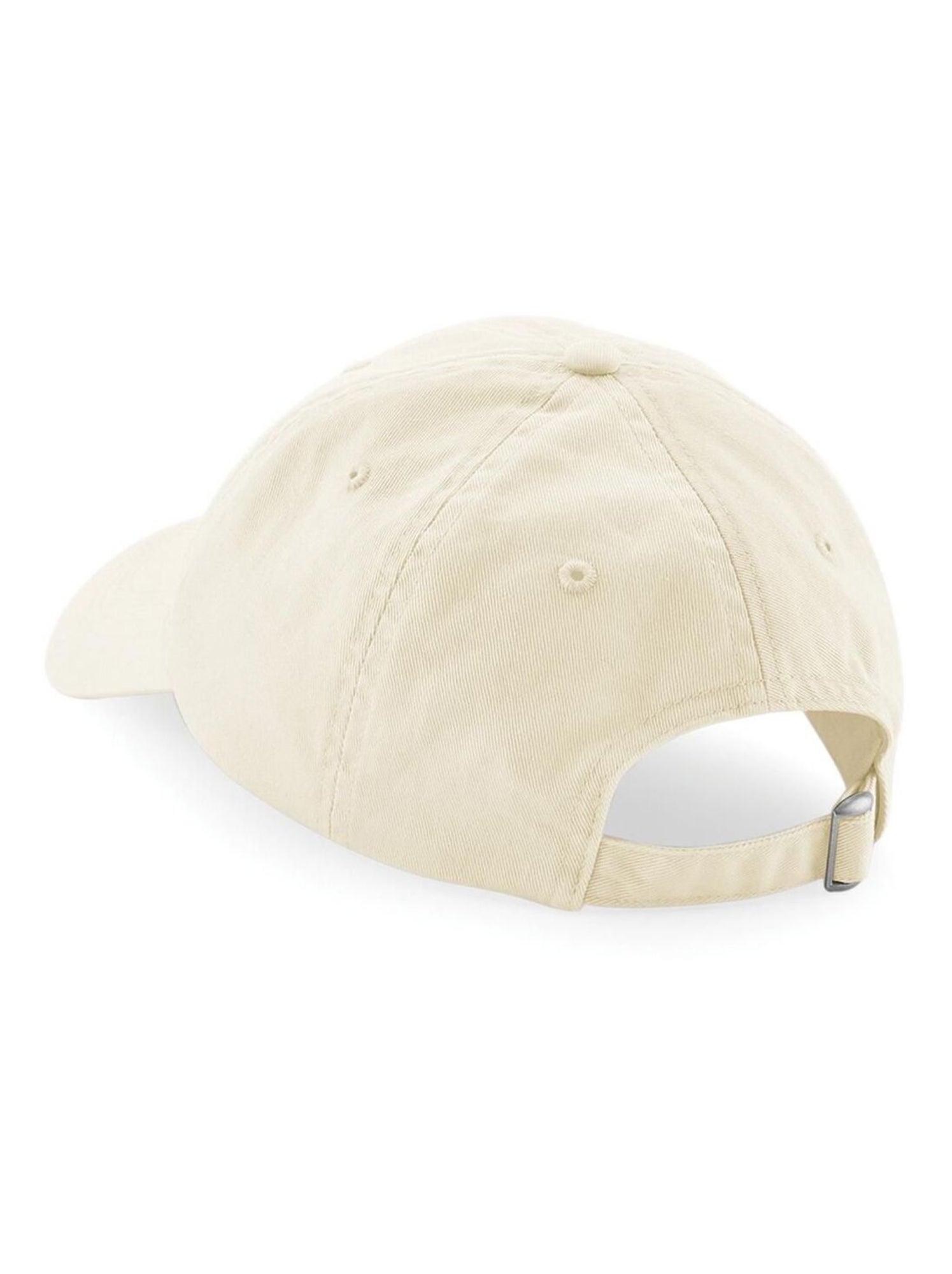 Beechfield Casquette unisexe à 6 panneaux, profil bas - Beige