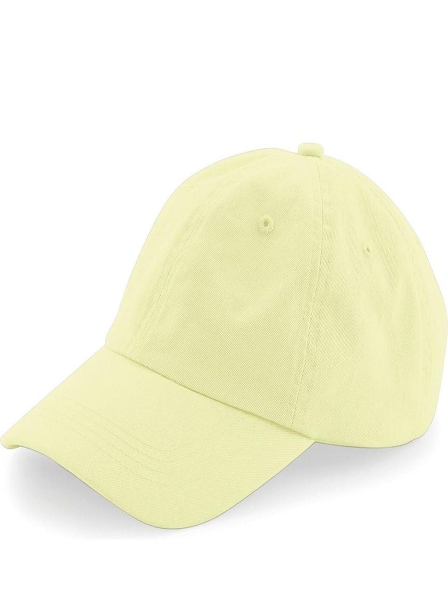 Beechfield Casquette unisexe à 6 panneaux, profil bas - Jaune