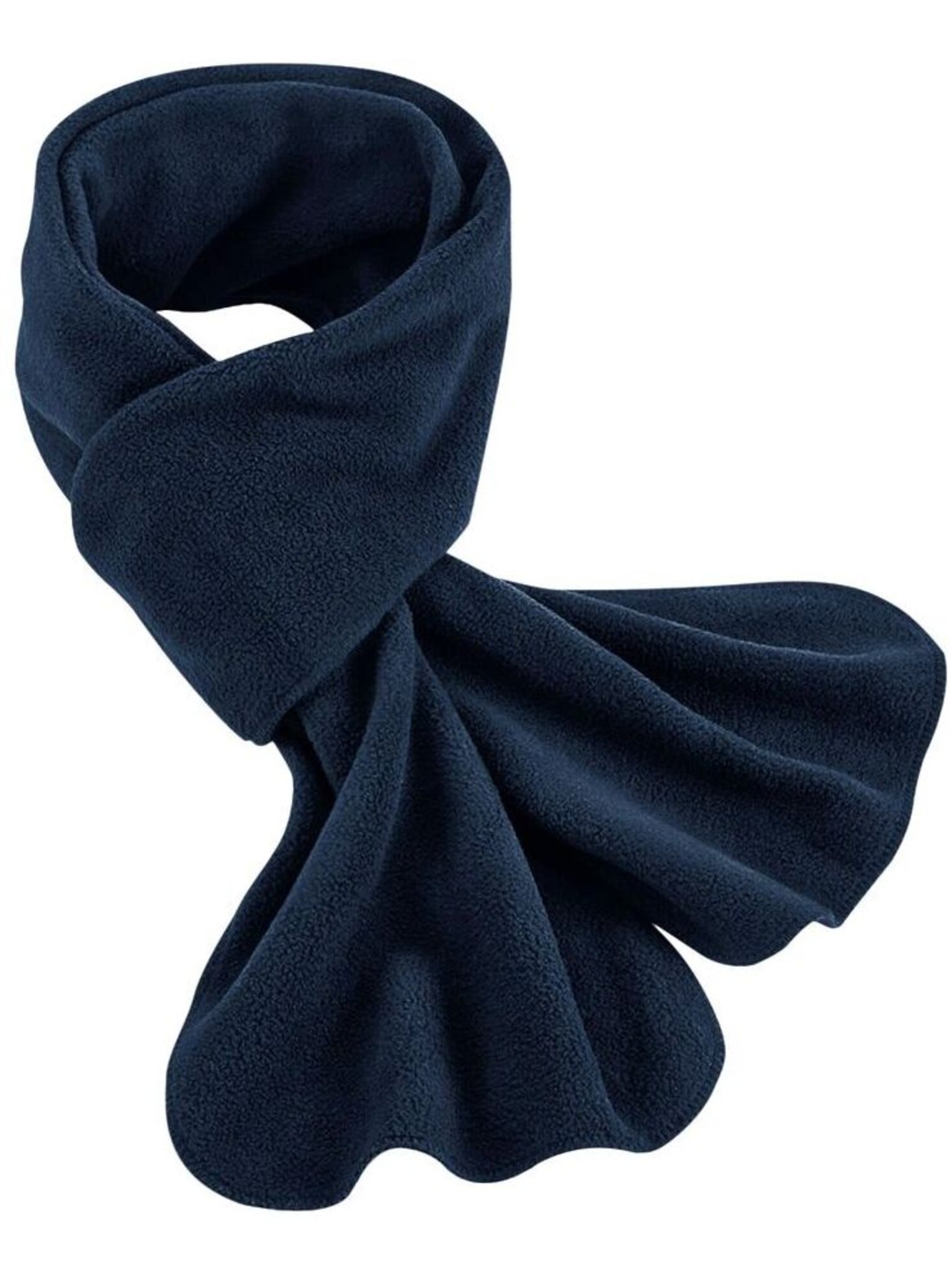 Beechfield Écharpe d'hiver en polaire recyclée - Bleu marine