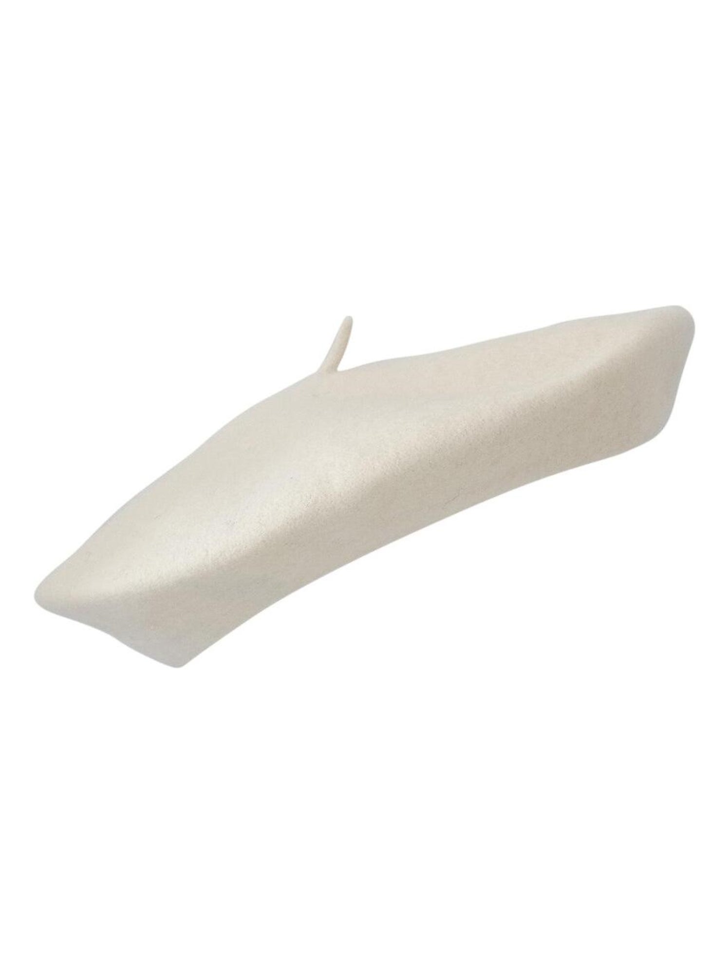 Béret femme 100% laine – taille unique – doux et élégant - Blanc