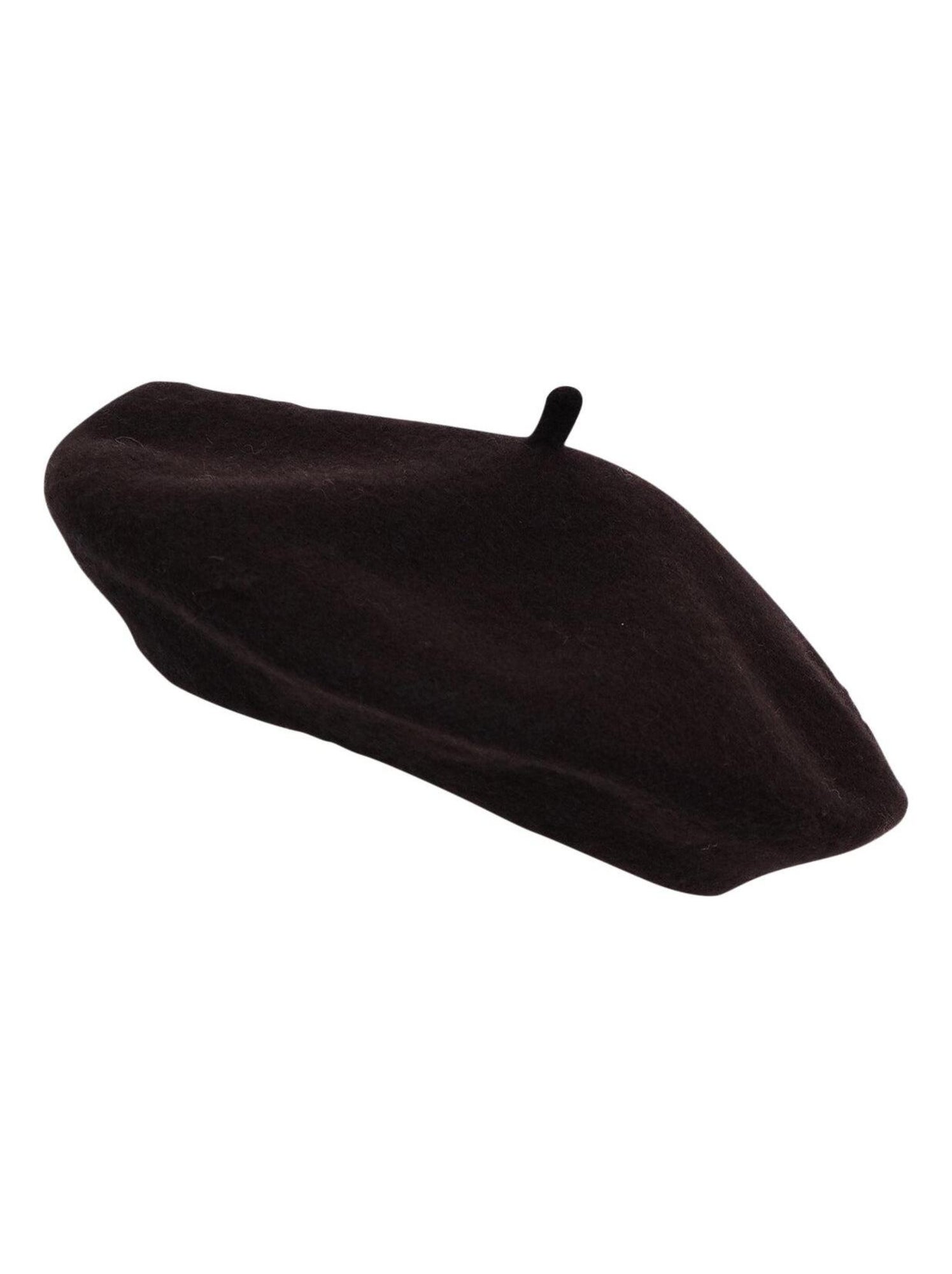 Béret femme 100% laine – taille unique – doux et élégant - Marron