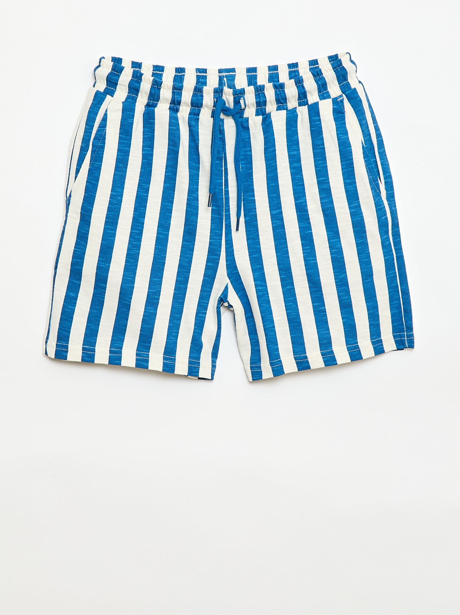 Bermuda à motif - Bleu