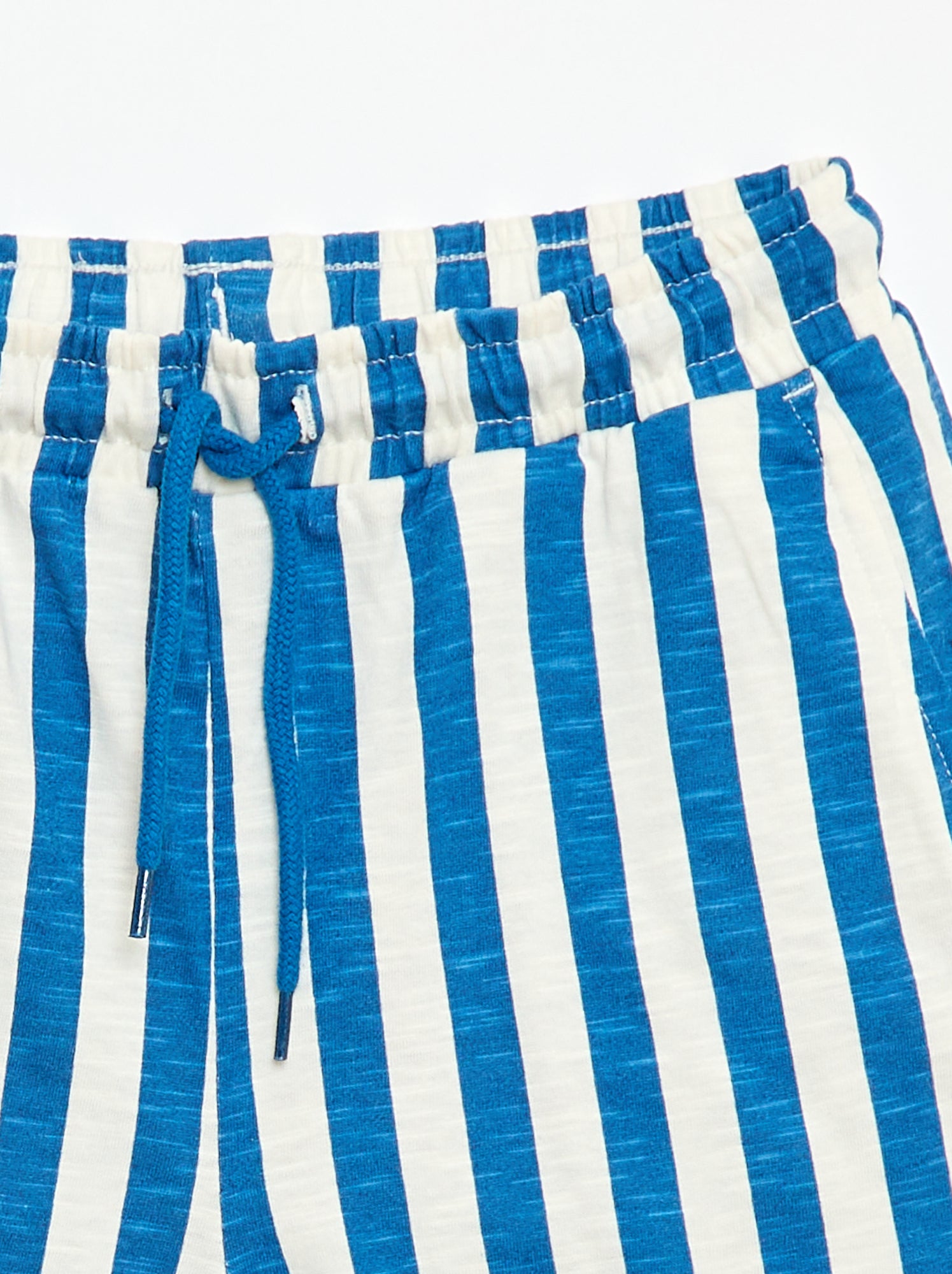 Bermuda à motif - Bleu