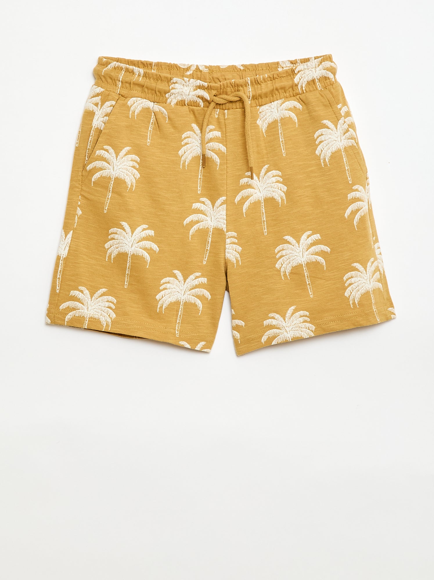 Bermuda à motif - Jaune