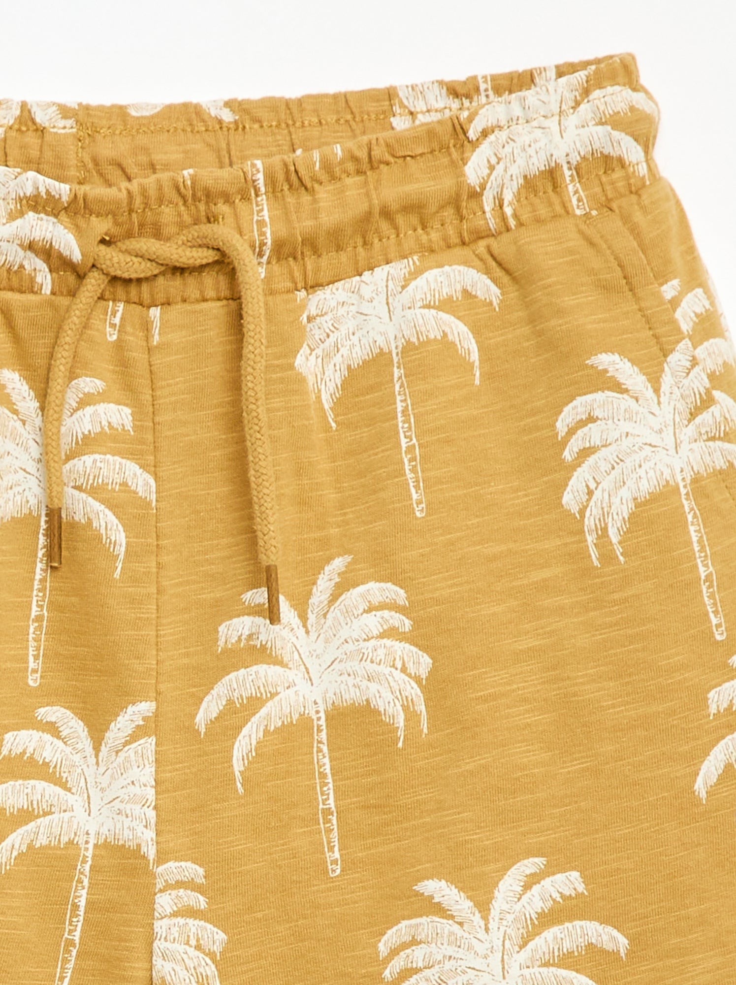 Bermuda à motif - Jaune