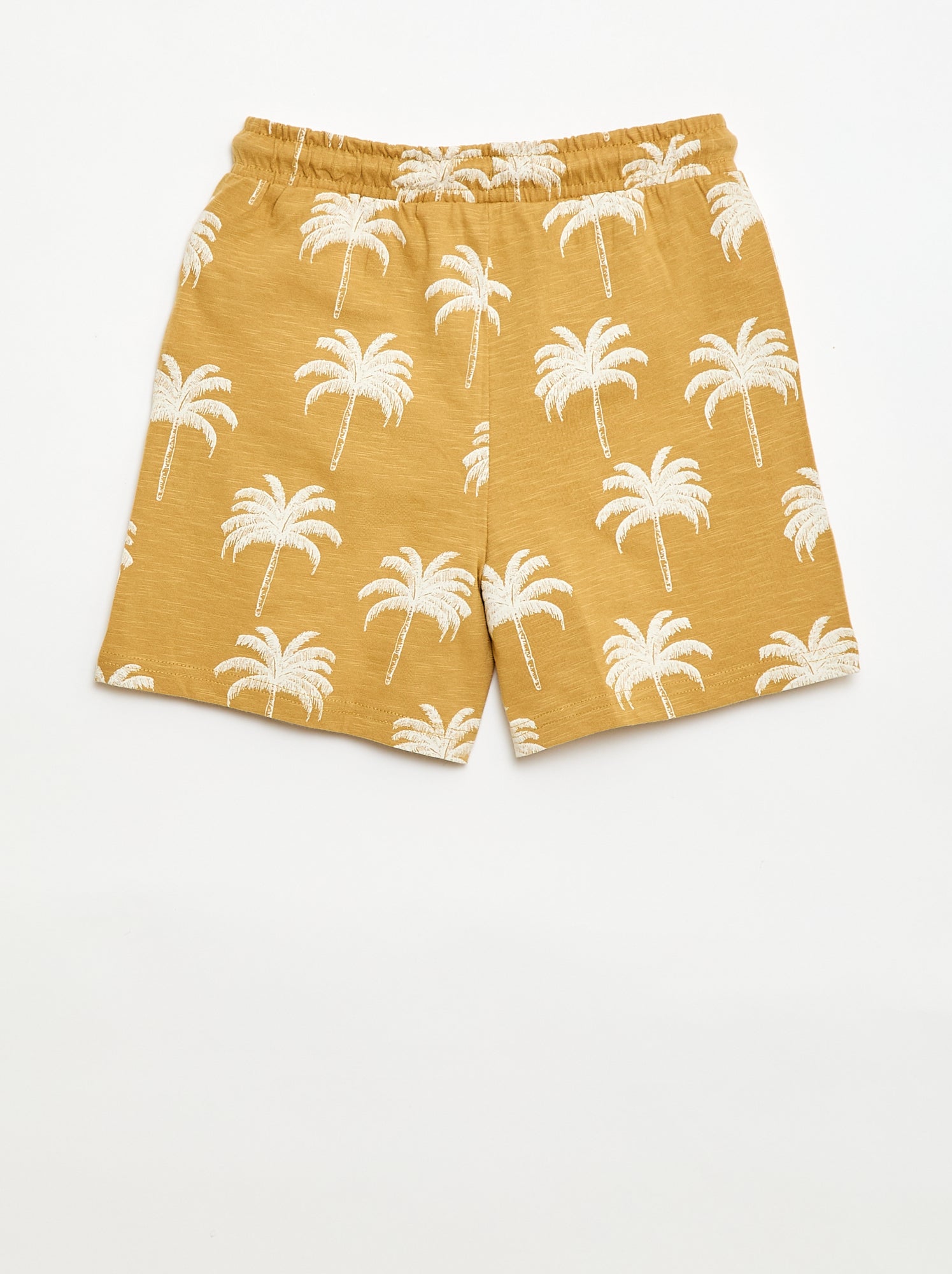 Bermuda à motif - Jaune