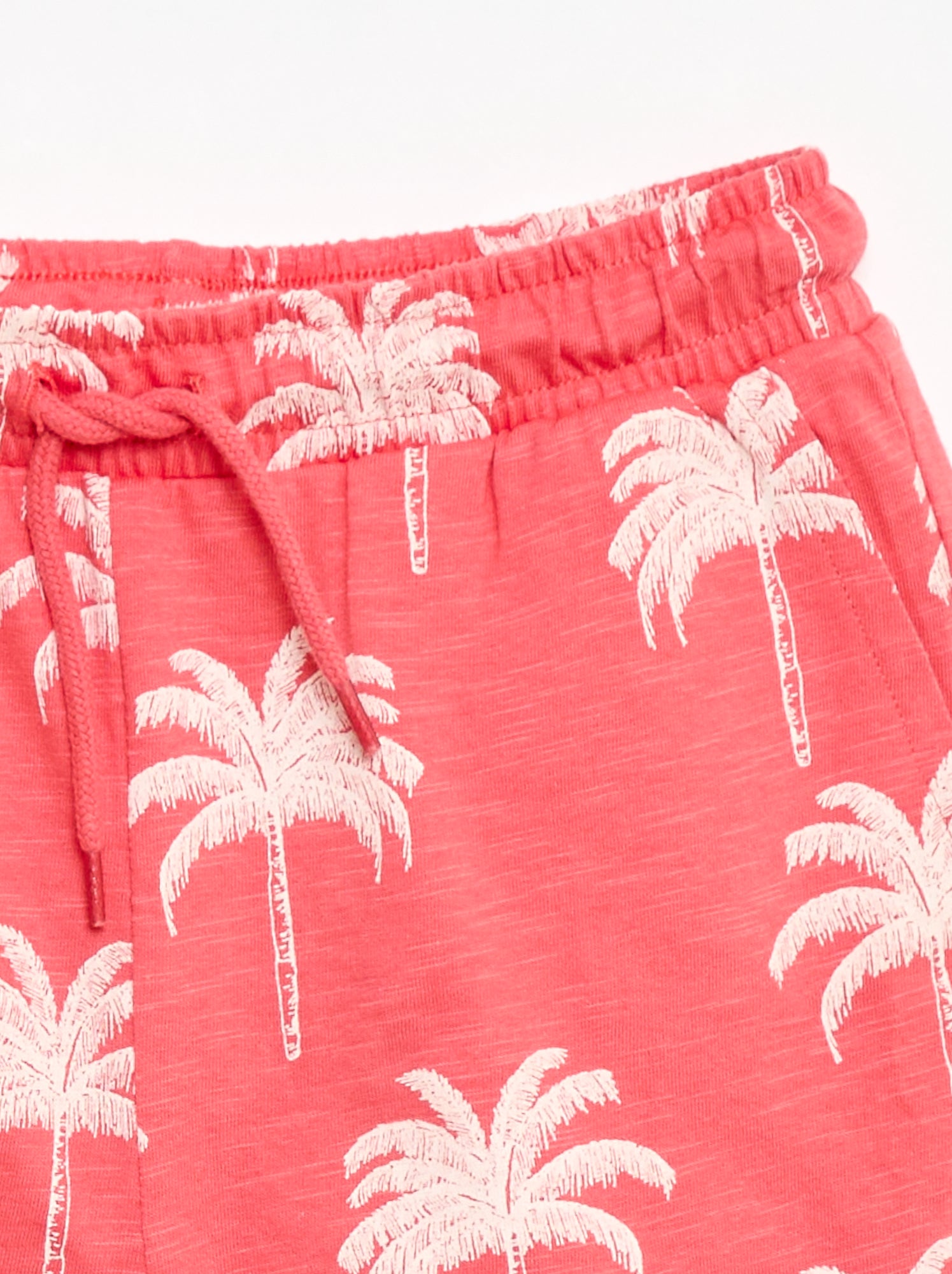 Bermuda à motif - Rouge