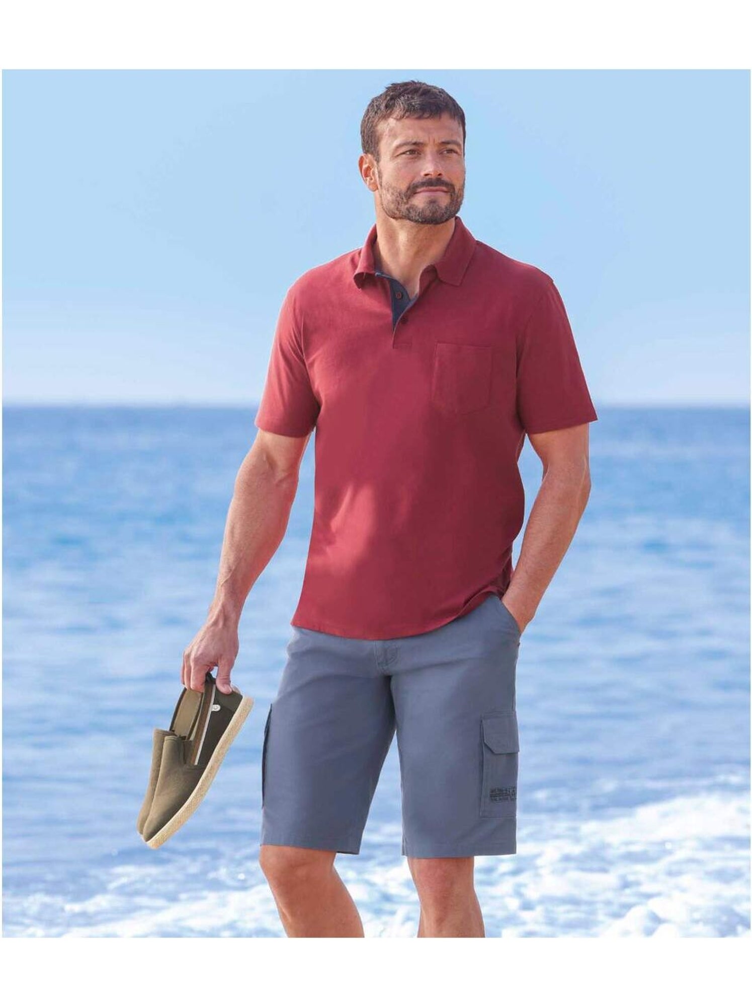 Bermuda Cargo Exploration  - ATLAS FOR MEN - Bleu